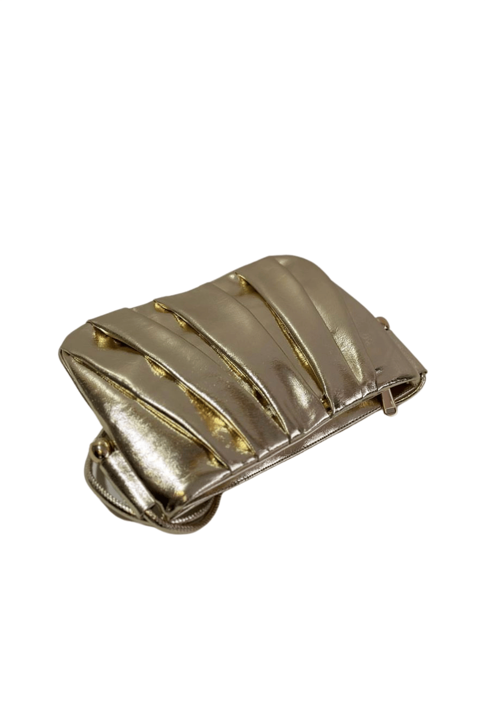 Drape Detaylı Parlak Çanta RY068