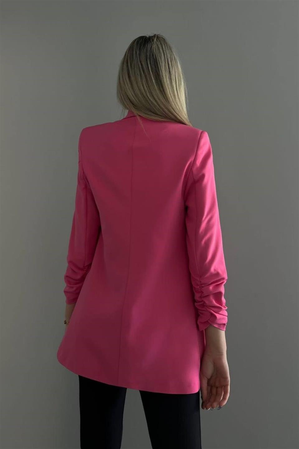 Kolu Büzgülü Blazer Ceket HYL3101