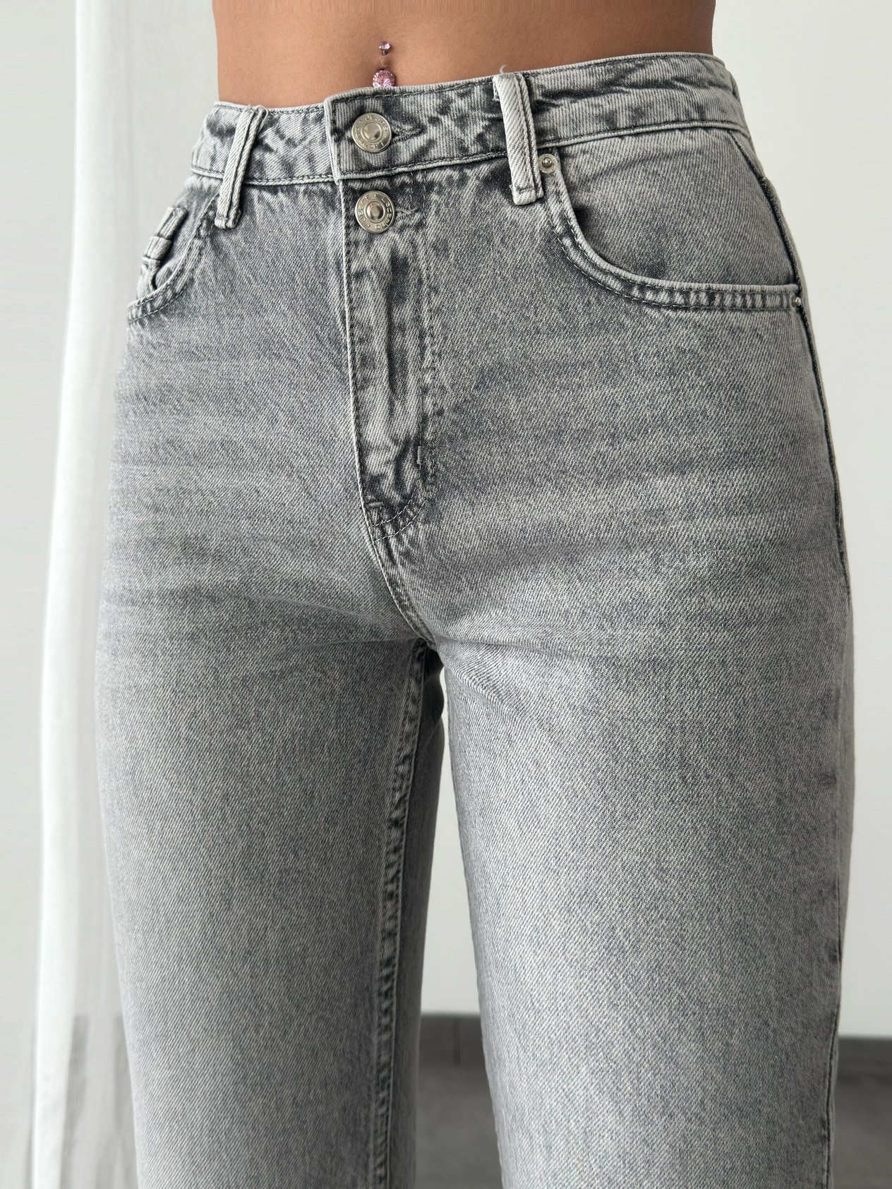 Yüksek Bel Mom Jean LC7609