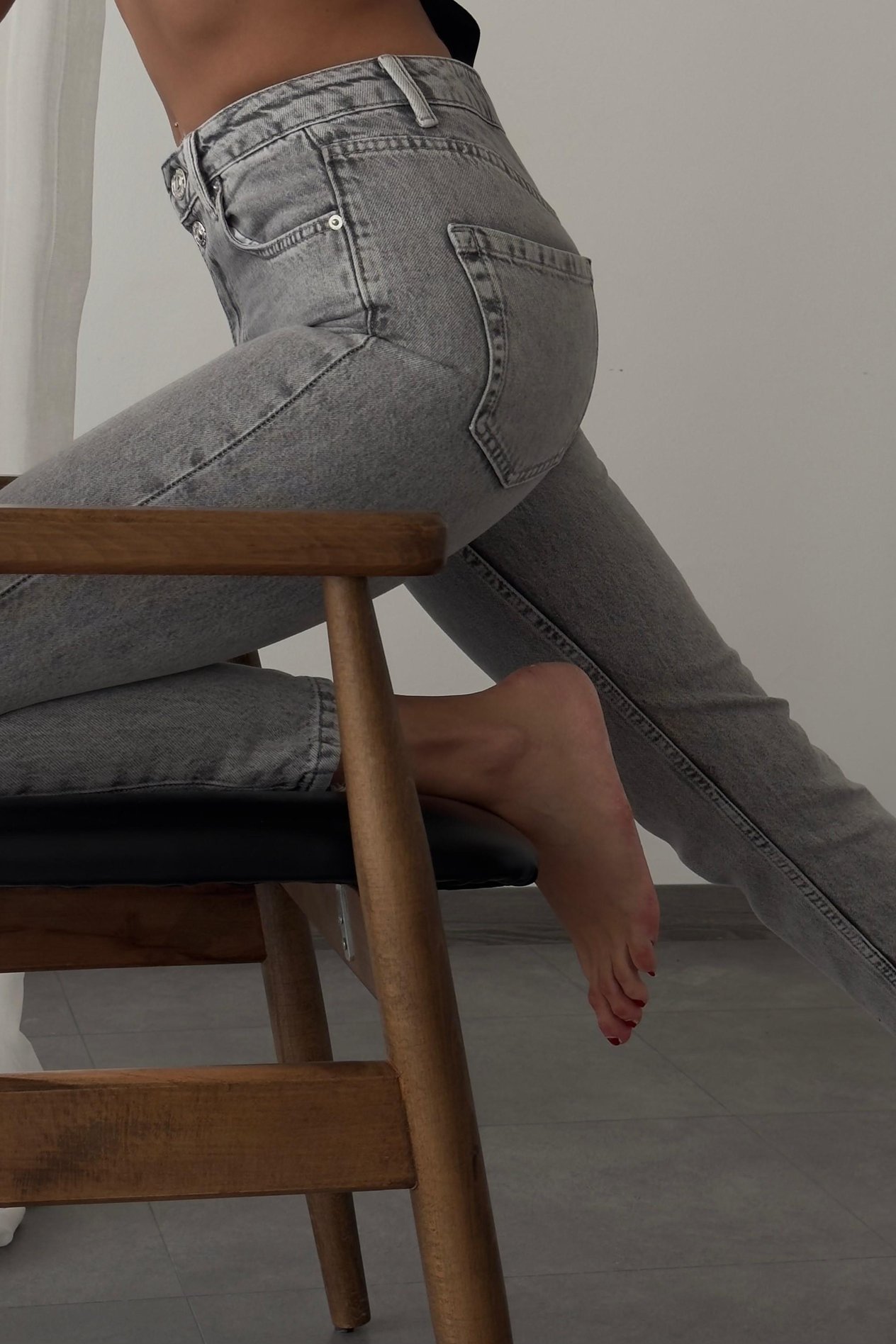 Yüksek Bel Mom Jean LC7609