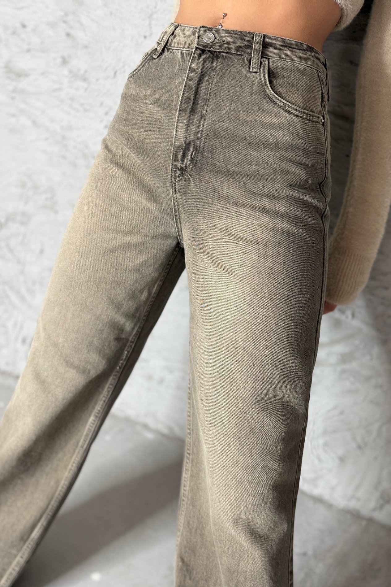 Yüksek Bel Wide Leg Jean LC7714