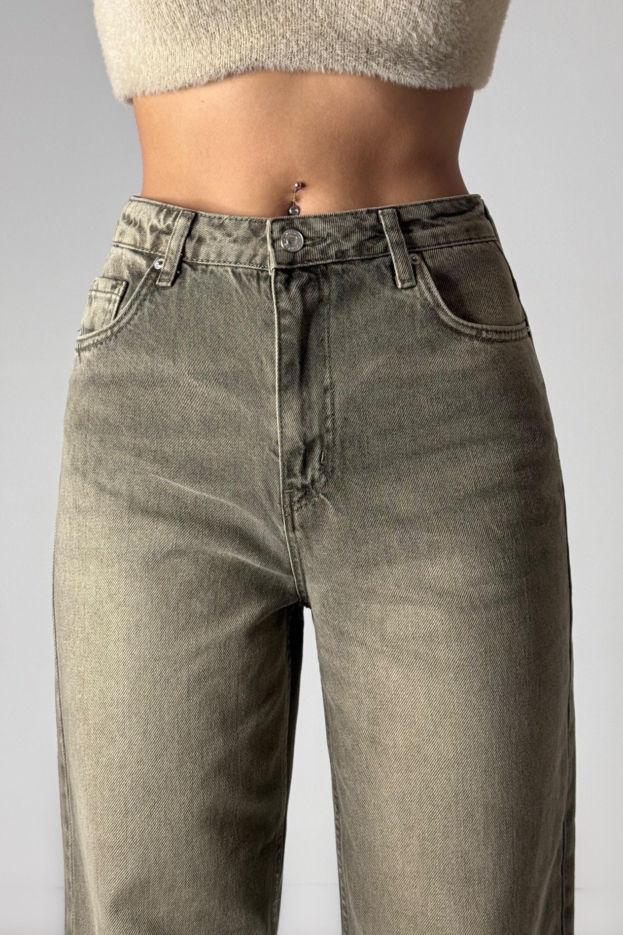 Yüksek Bel Wide Leg Jean LC7714