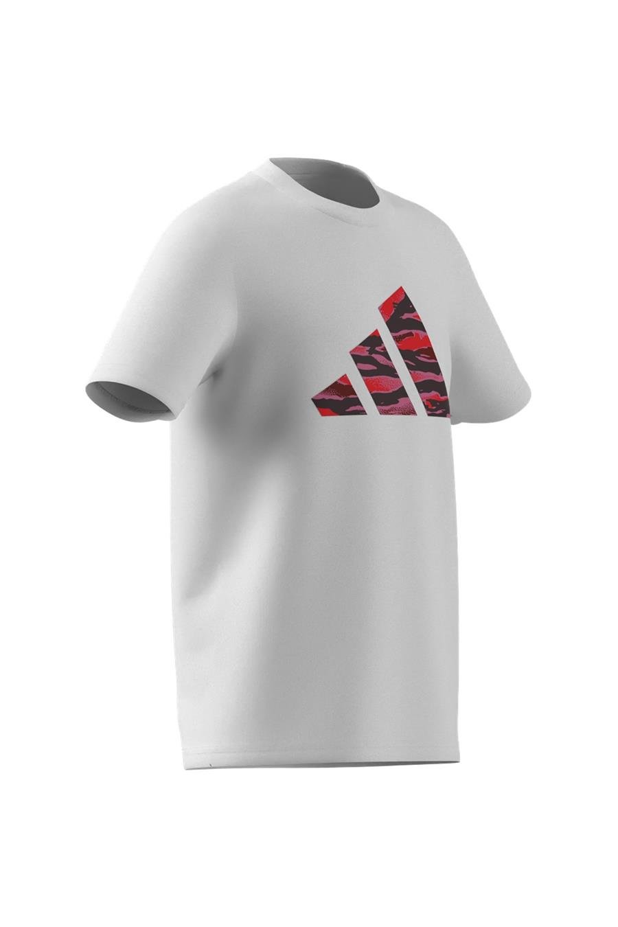 adidas Beyaz  Çocuk  Şort J CAMO LOGO TEE JI6729 Beyaz  Çocuk  Şort J CAMO LOGO TEE JI6729