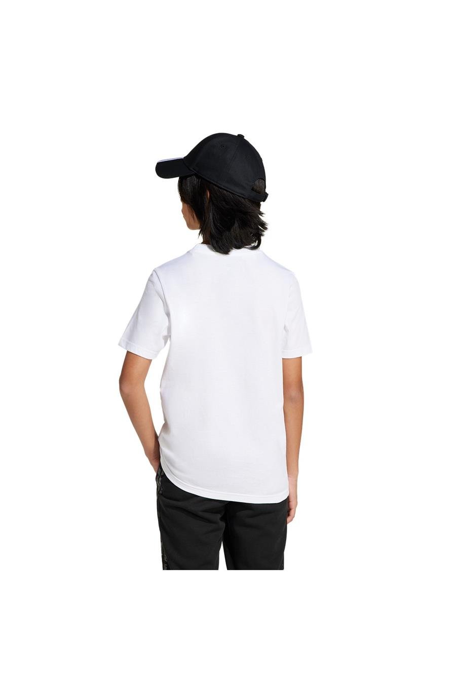 adidas Beyaz  Çocuk  Şort J CAMO LOGO TEE JI6729 Beyaz  Çocuk  Şort J CAMO LOGO TEE JI6729