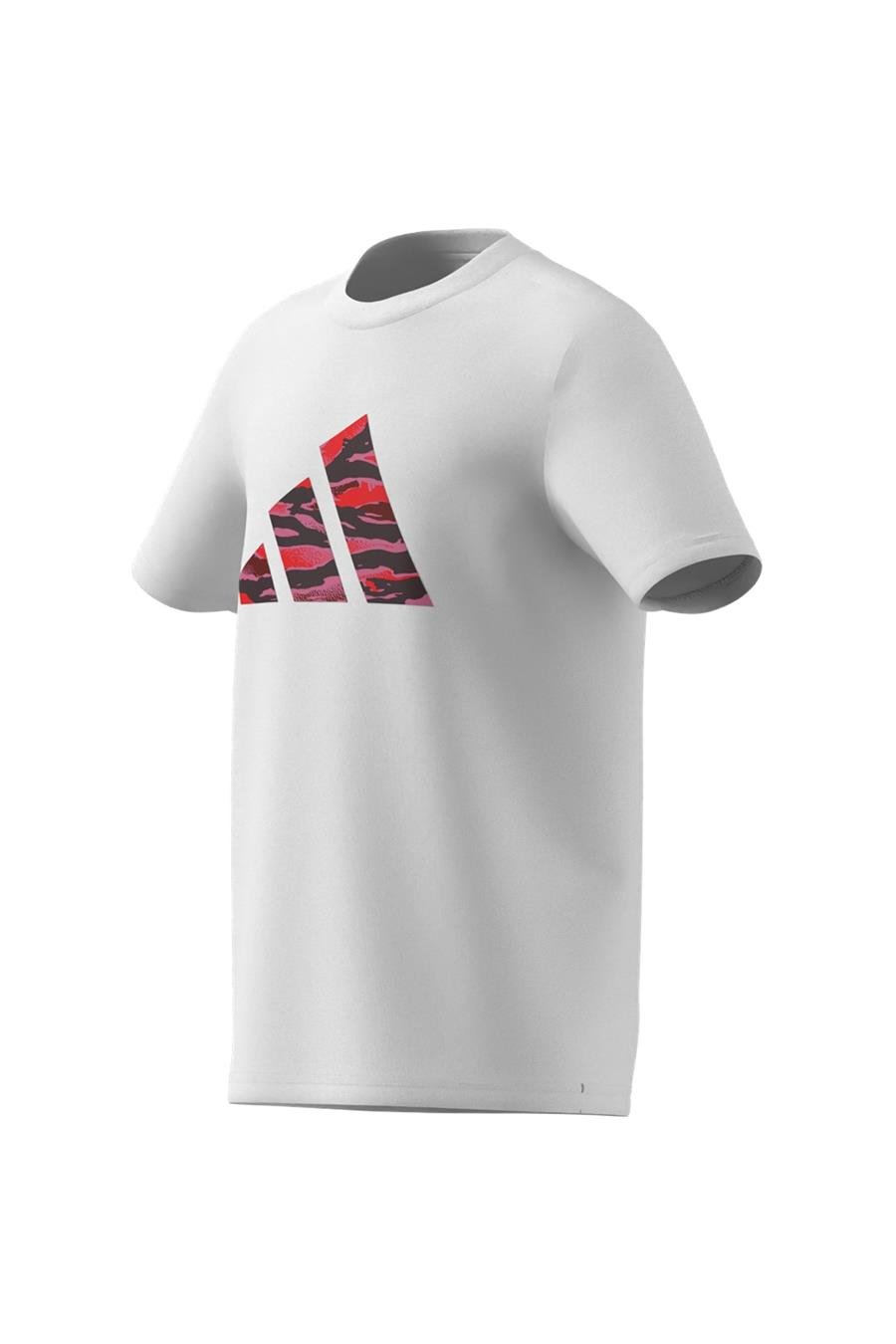 adidas Beyaz  Çocuk  Şort J CAMO LOGO TEE JI6729 Beyaz  Çocuk  Şort J CAMO LOGO TEE JI6729