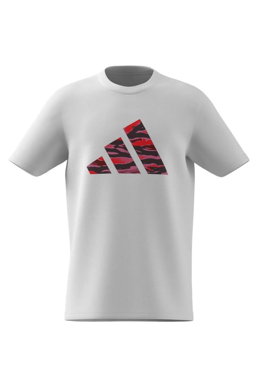 adidas Beyaz  Çocuk  Şort J CAMO LOGO TEE JI6729 Beyaz  Çocuk  Şort J CAMO LOGO TEE JI6729