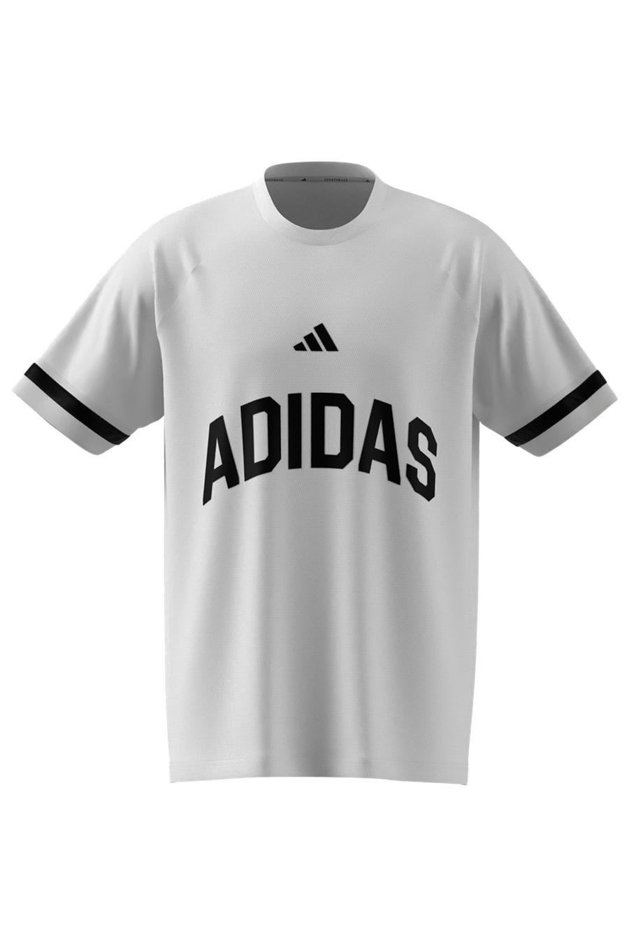 adidas Beyaz Erkek   T-Shirt M US SPORT TEE JD8099