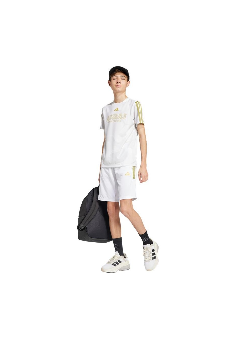 adidas Çocuk  Beyaz  T-shirt J HOT COF TEE JD0498