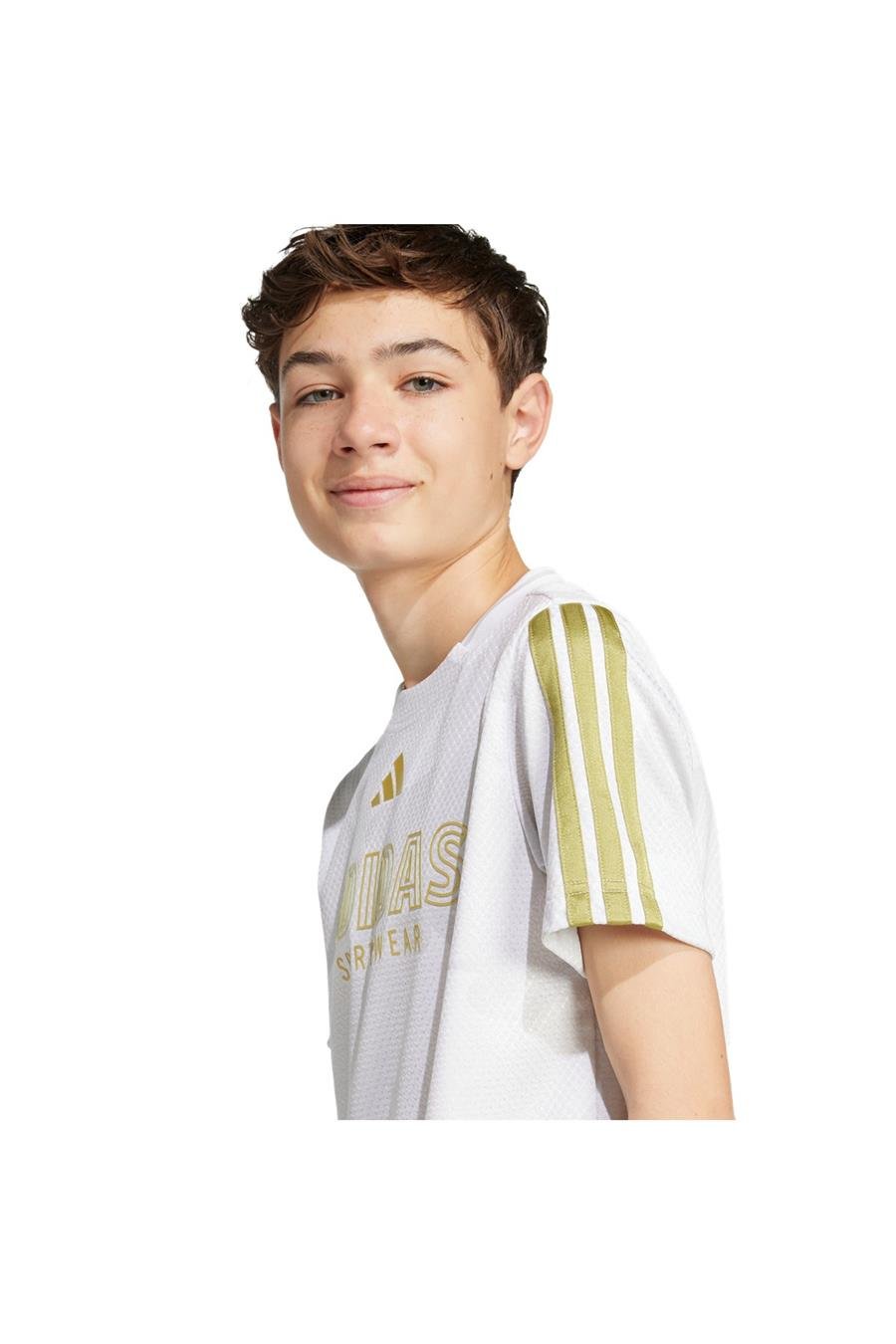 adidas Çocuk  Beyaz  T-shirt J HOT COF TEE JD0498