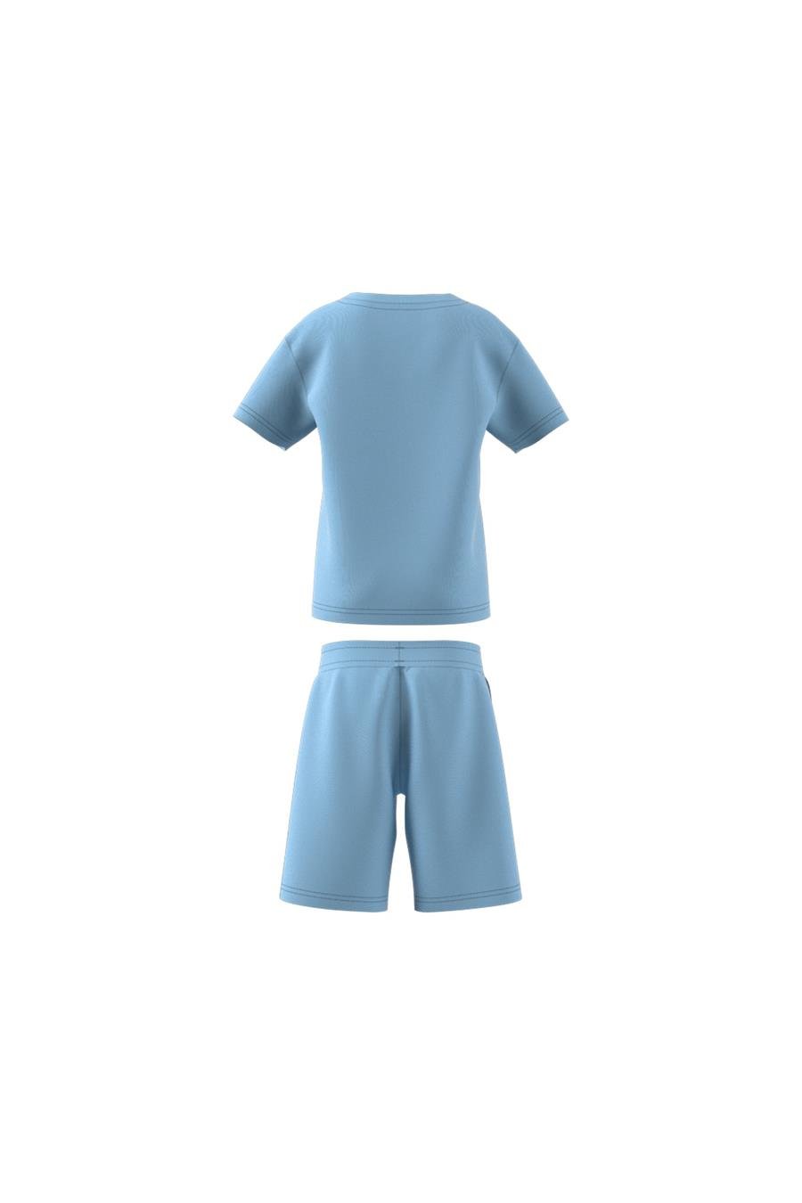 adidas Çocuk  Mavi  Eşofman SHORT TEE SET JC9160