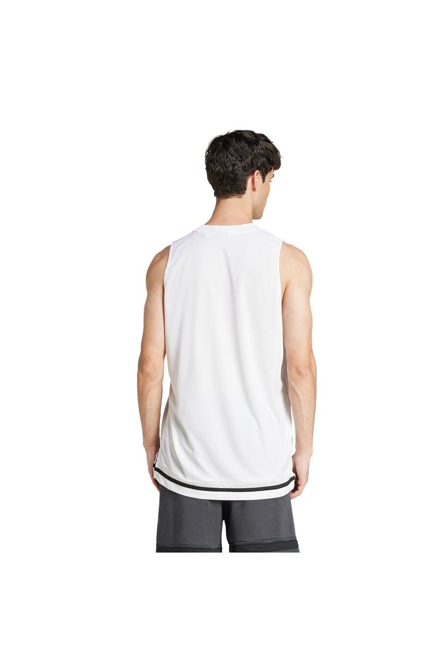 adidas Erkek  Beyaz  Atlet M US SPORT TNK JD8088