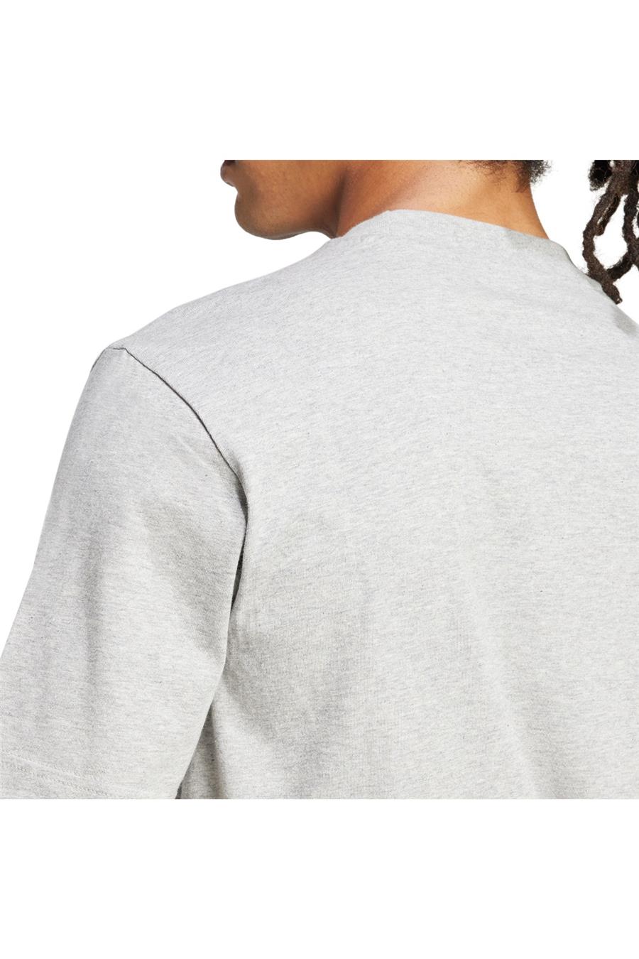 adidas Erkek  Gri  T-shirt M SL SJ T JF1091