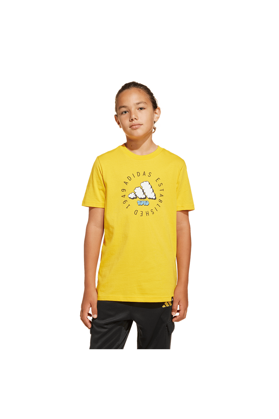 adidas Erkek  Sarı  T-Shirt J FUN TEE JI6688