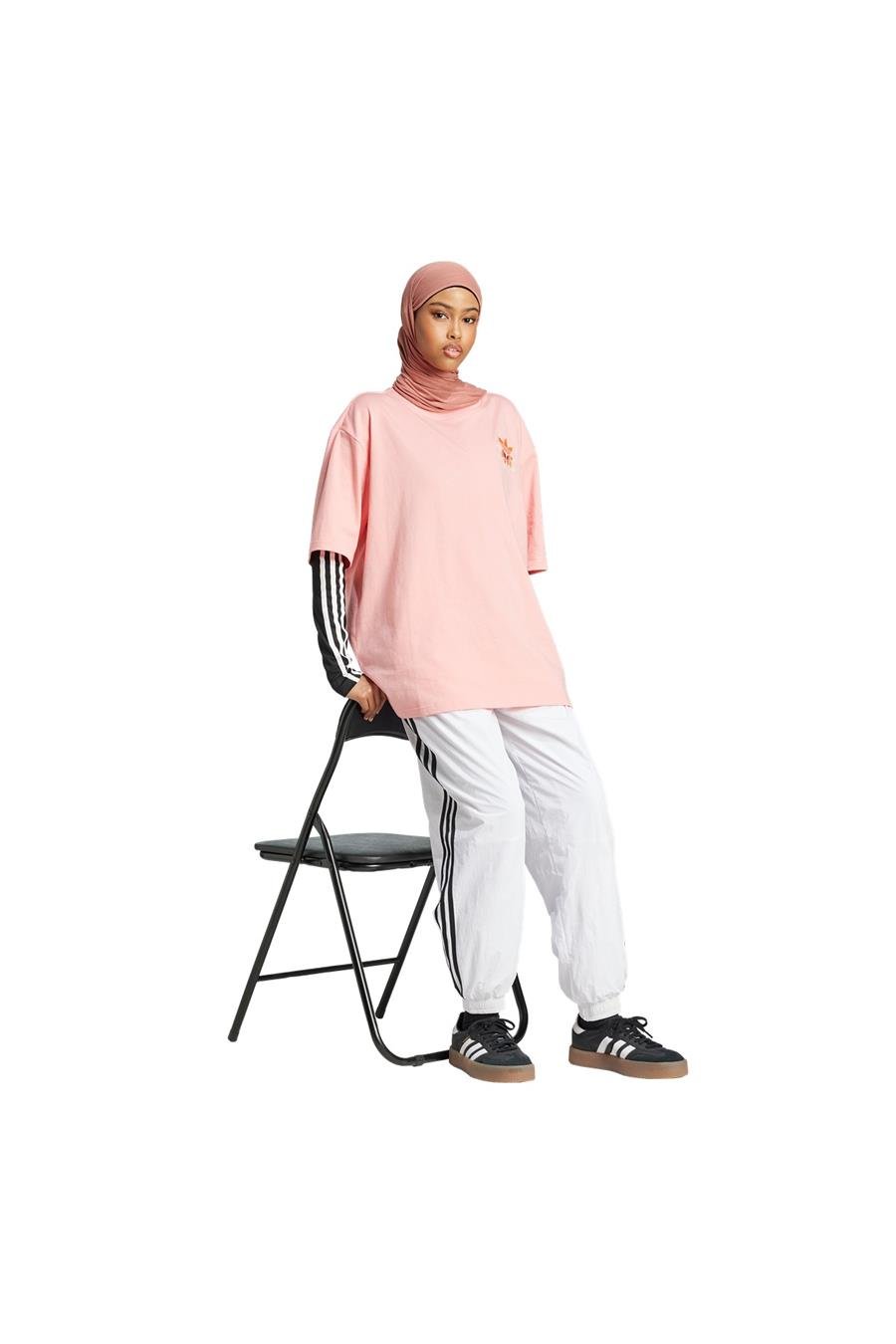 adidas Kadın  Pembe  T-shirt GFX TEE KC0679