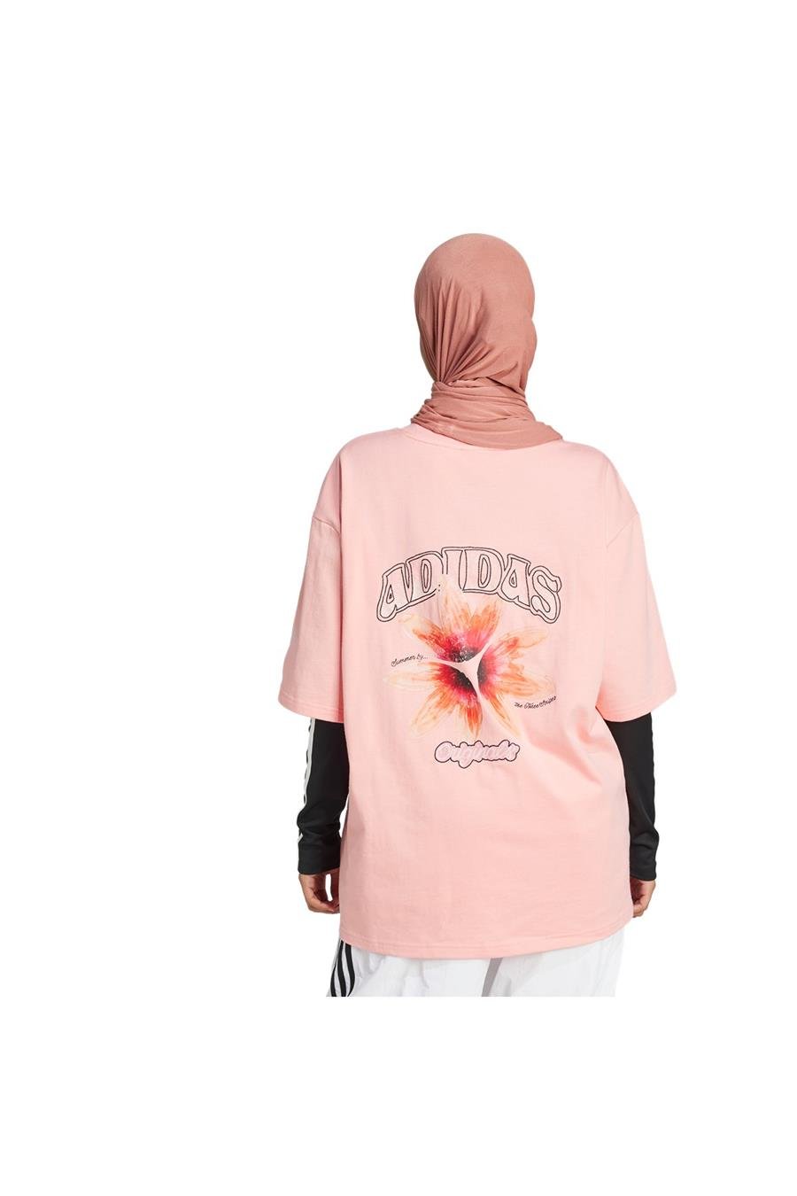 adidas Kadın  Pembe  T-shirt GFX TEE KC0679