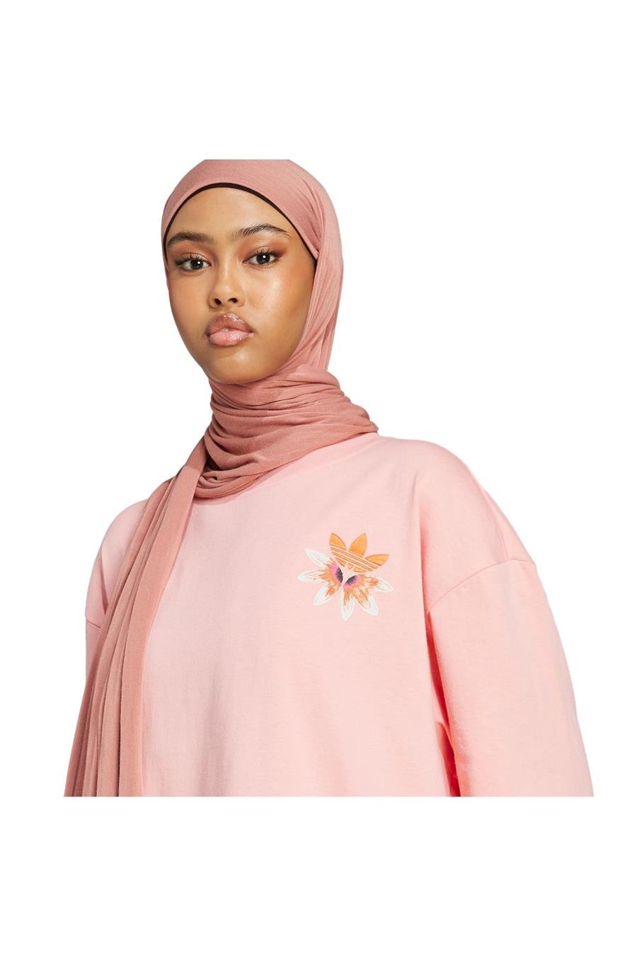 adidas Kadın  Pembe  T-shirt GFX TEE KC0679