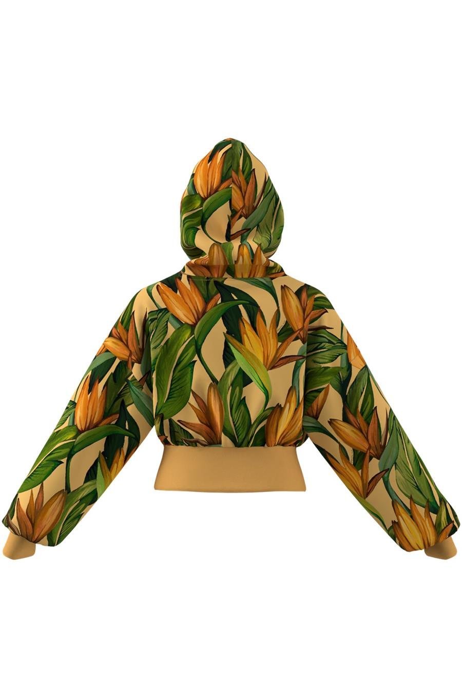adidas Kadın  Sarı  Sweatshirt FARM HOODIE JD6282