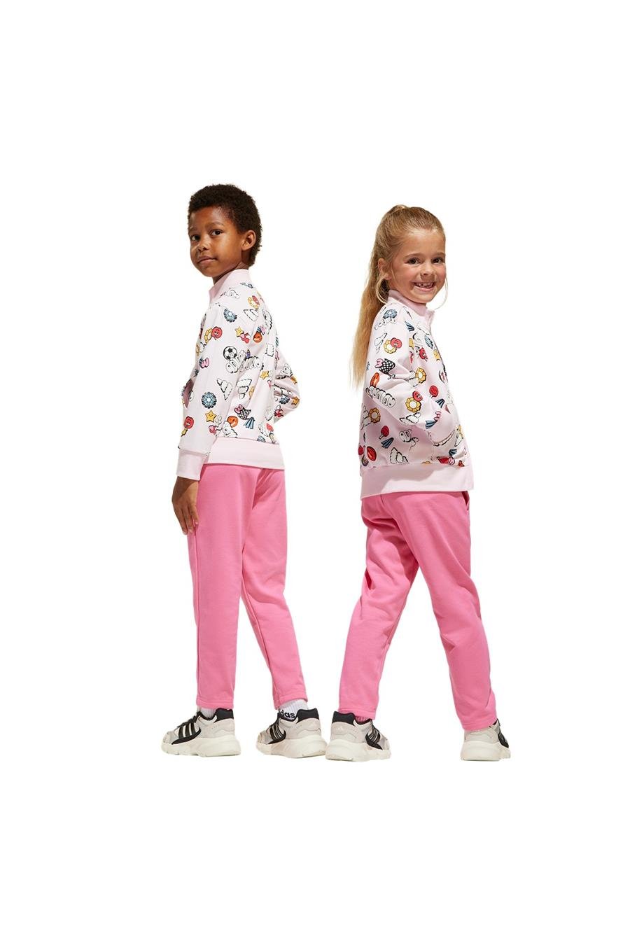 adidas LK FUN AOP TS Çocuk  Pembe  Eşofman JD0064