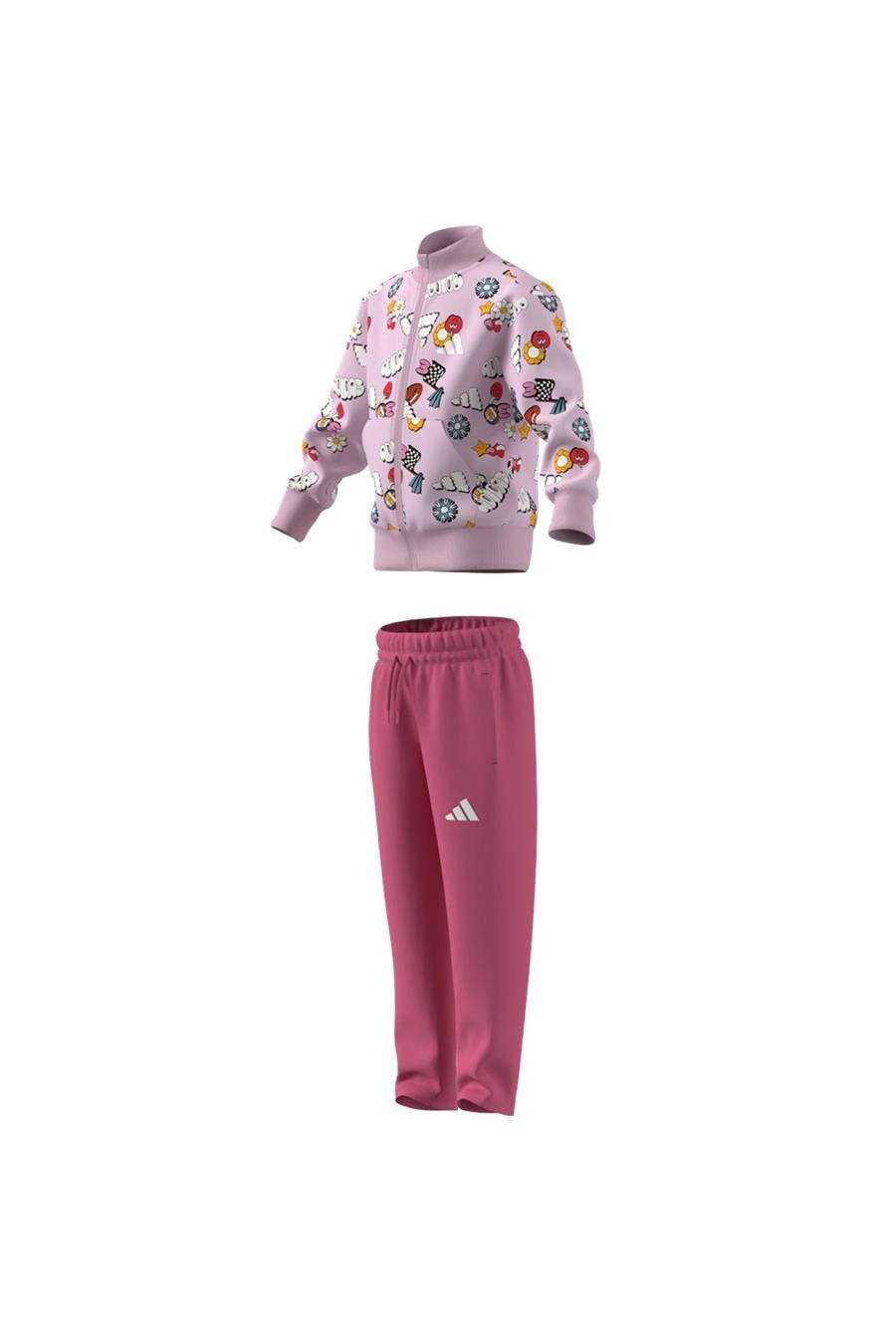 adidas LK FUN AOP TS Çocuk  Pembe  Eşofman JD0064