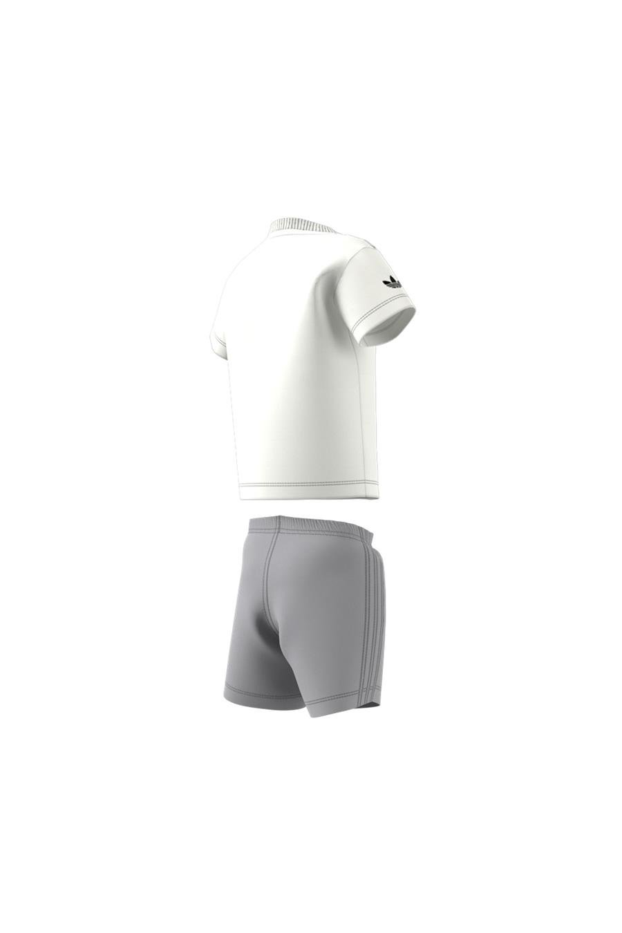 adidas Unisex  Beyaz  Eşofman SHORT TEE SET JD1042