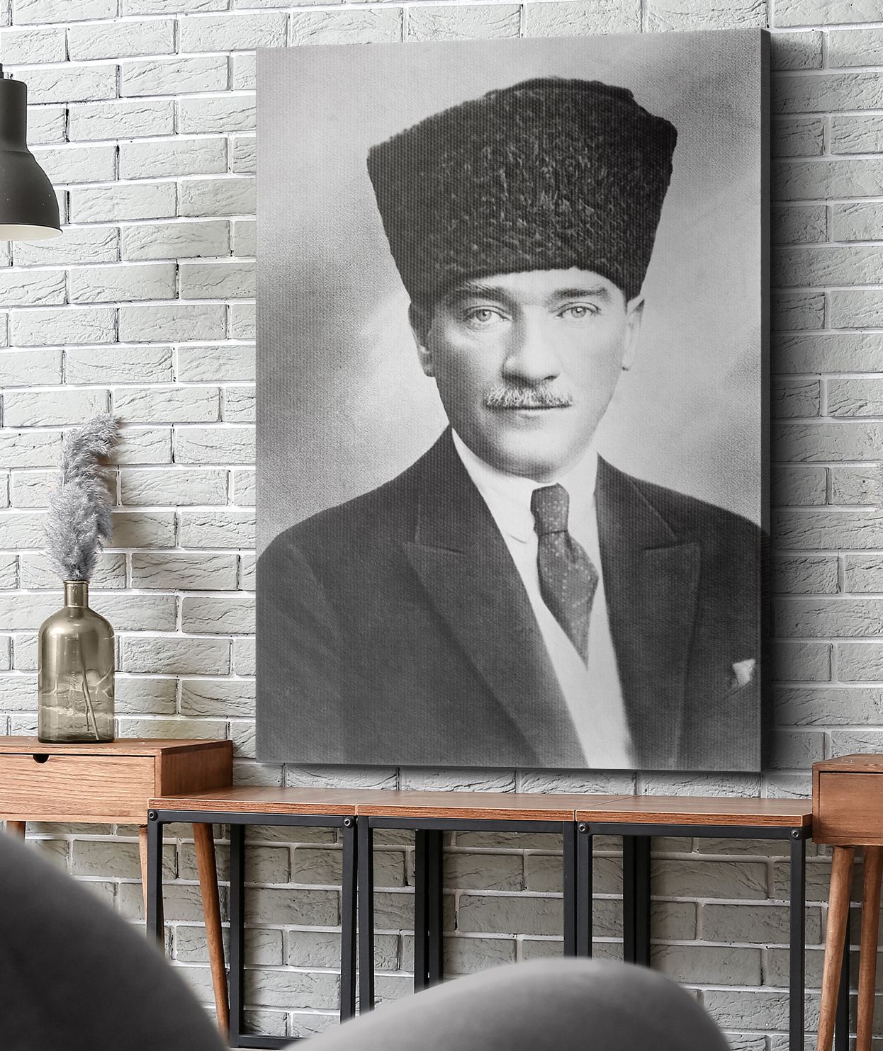 Mustafa Kemal Atatürk Kanvas Tablo