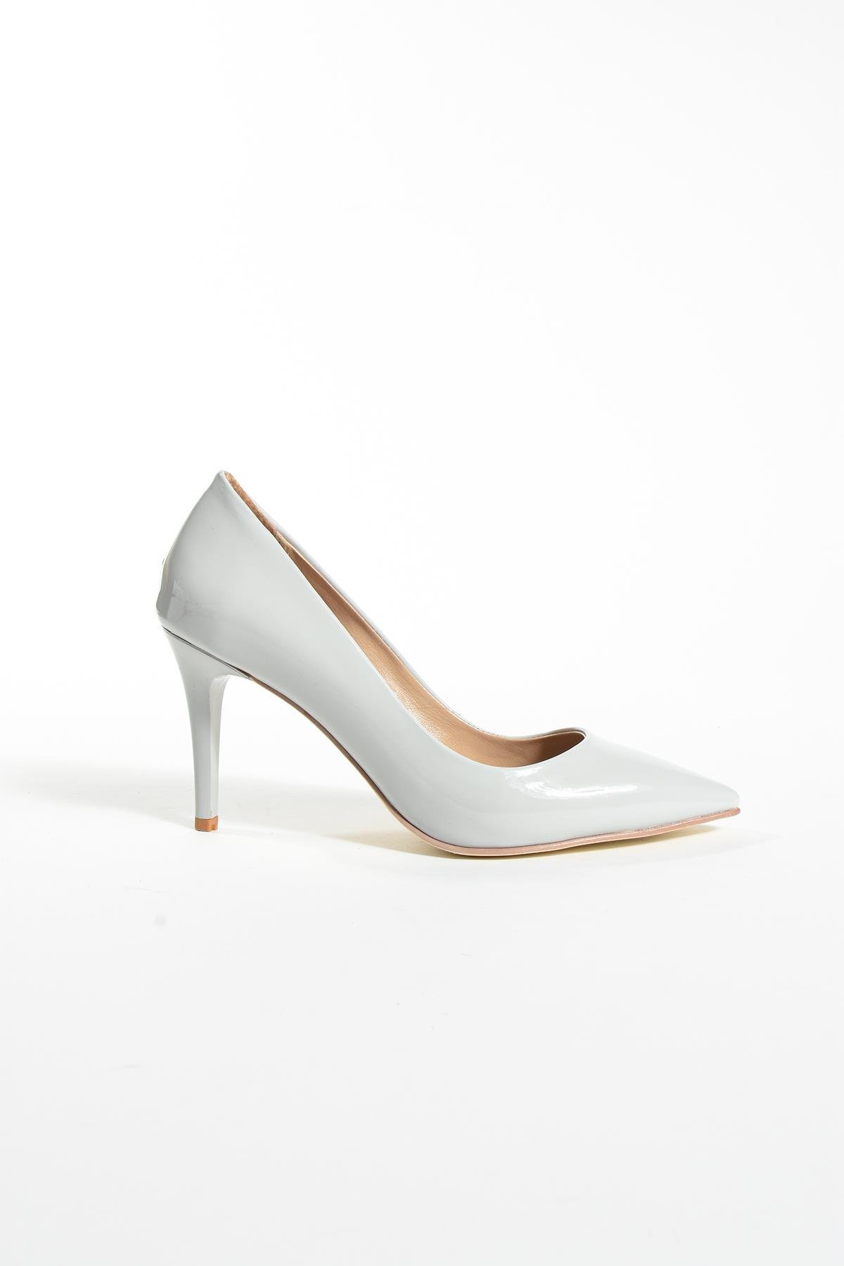 Adriel Gri Rugan Kadin Stiletto