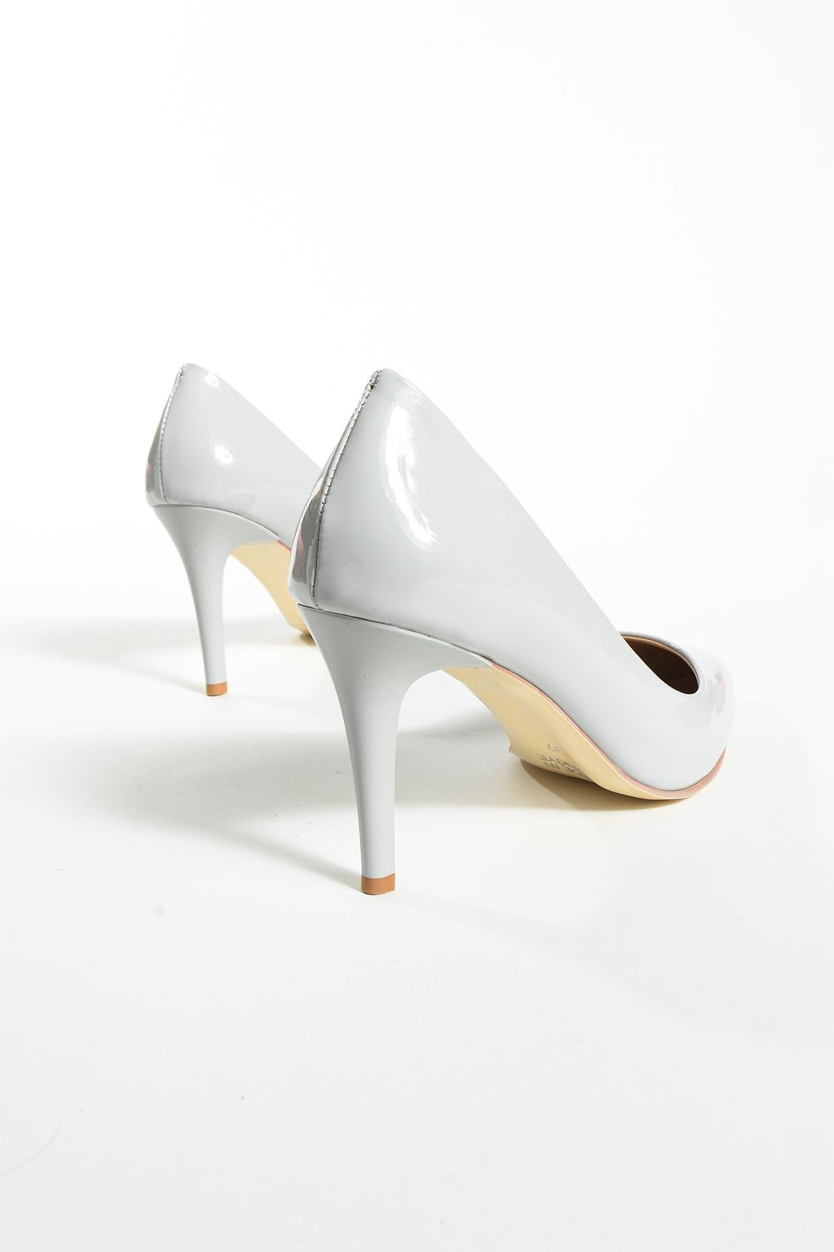Adriel Gri Rugan Kadin Stiletto