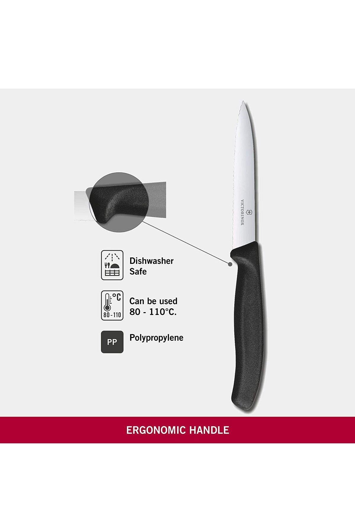 Evrekala Shop Tırtıklı Bıçak Seti Victorinox Masa Knife Set 8 Adet -Yetkili Satıcı Evrekala-