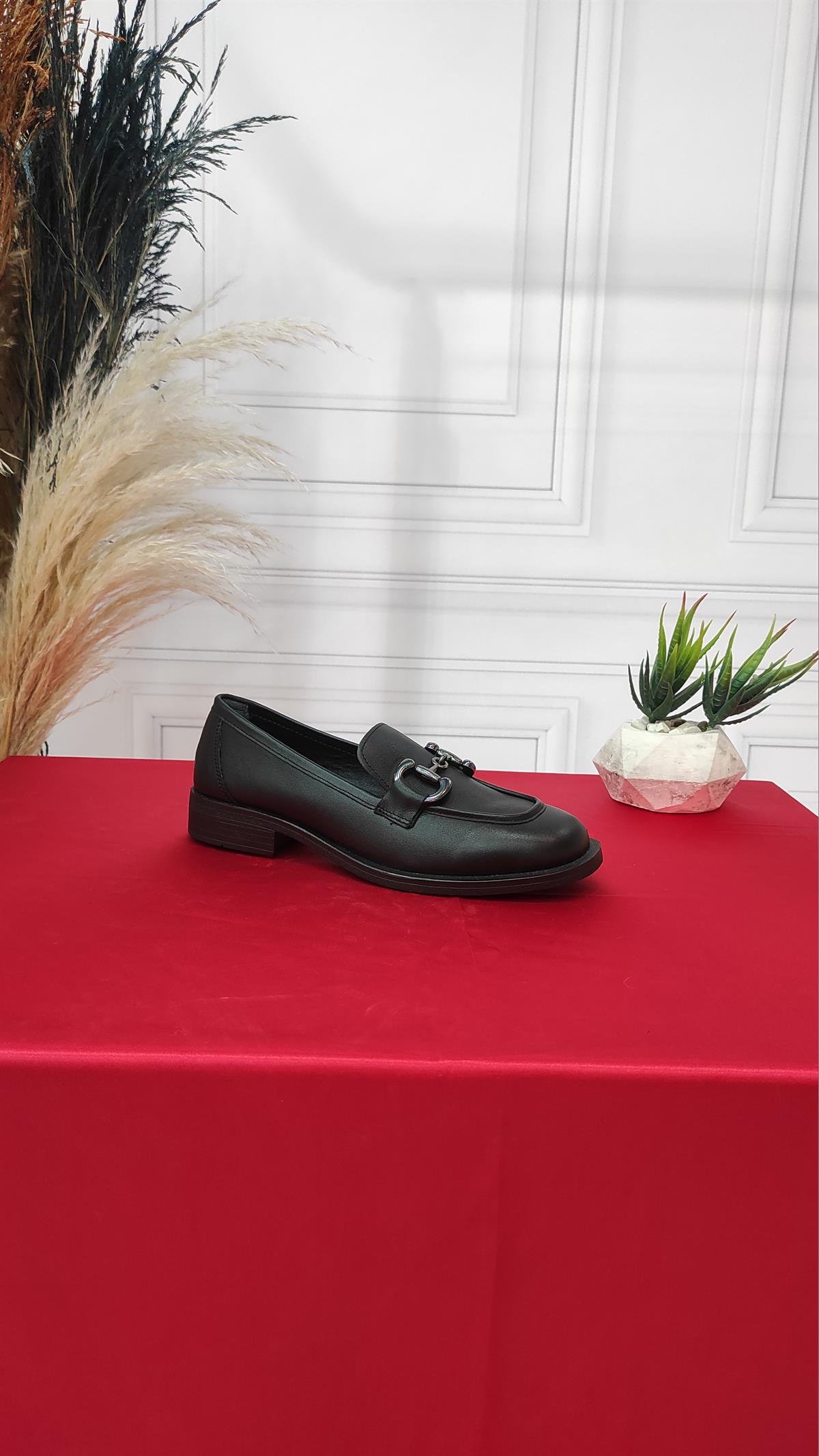 MASİSMASİS CAPSİVA SİYAH DERİ LOAFER