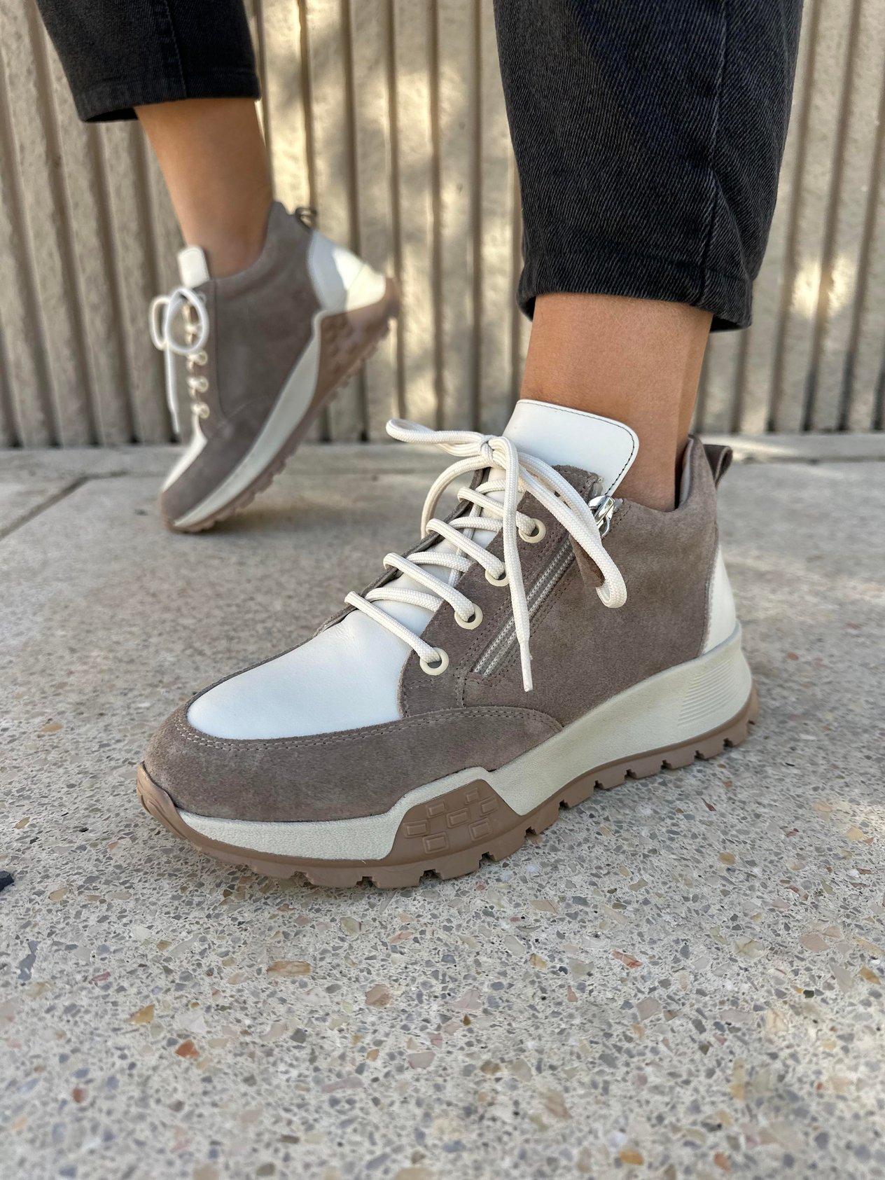 MASİSMASİS PROTO BEJ GERÇEK DERİ SNEAKERBOT