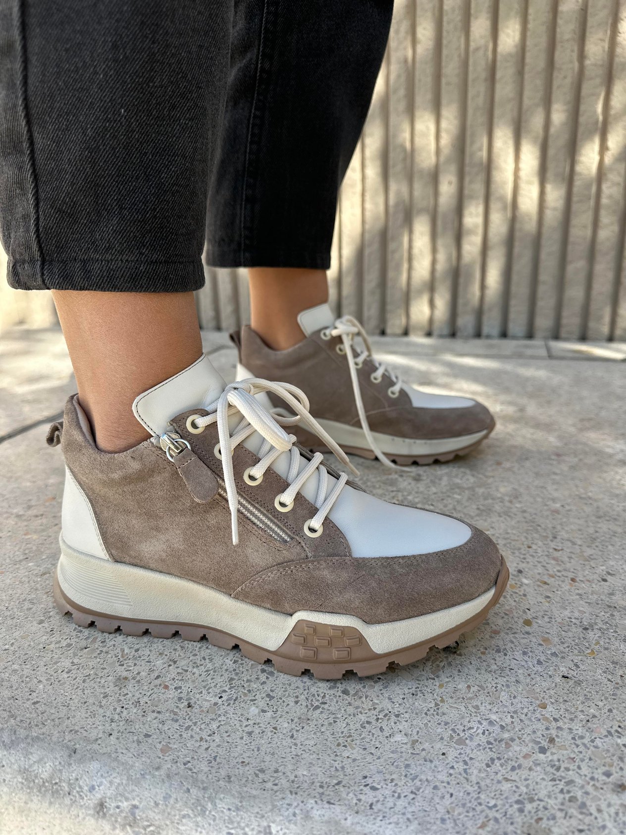 MASİSMASİS PROTO BEJ GERÇEK DERİ SNEAKERBOT