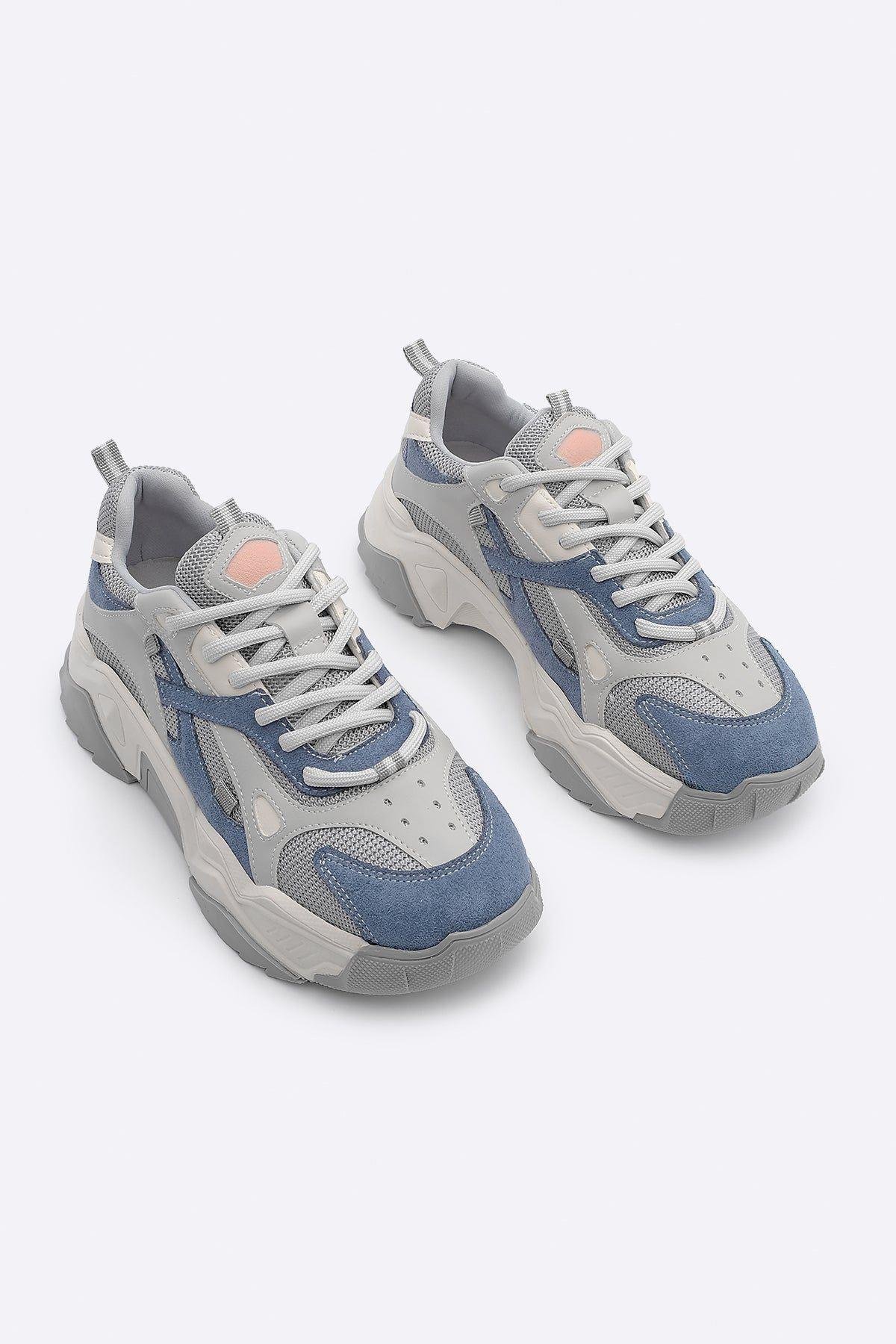 MASİSMASİS VECİA MAVİ GRİ SNEAKER SPOR AYAKKABI