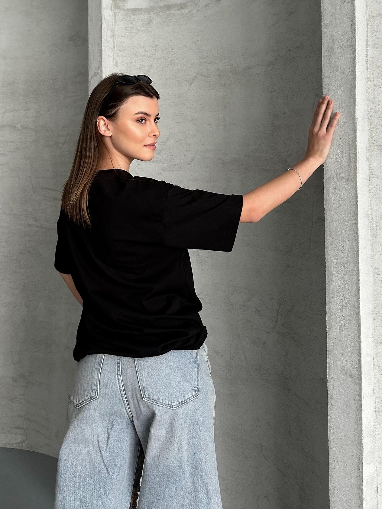 GAP Unisex Siyah T-Shirt