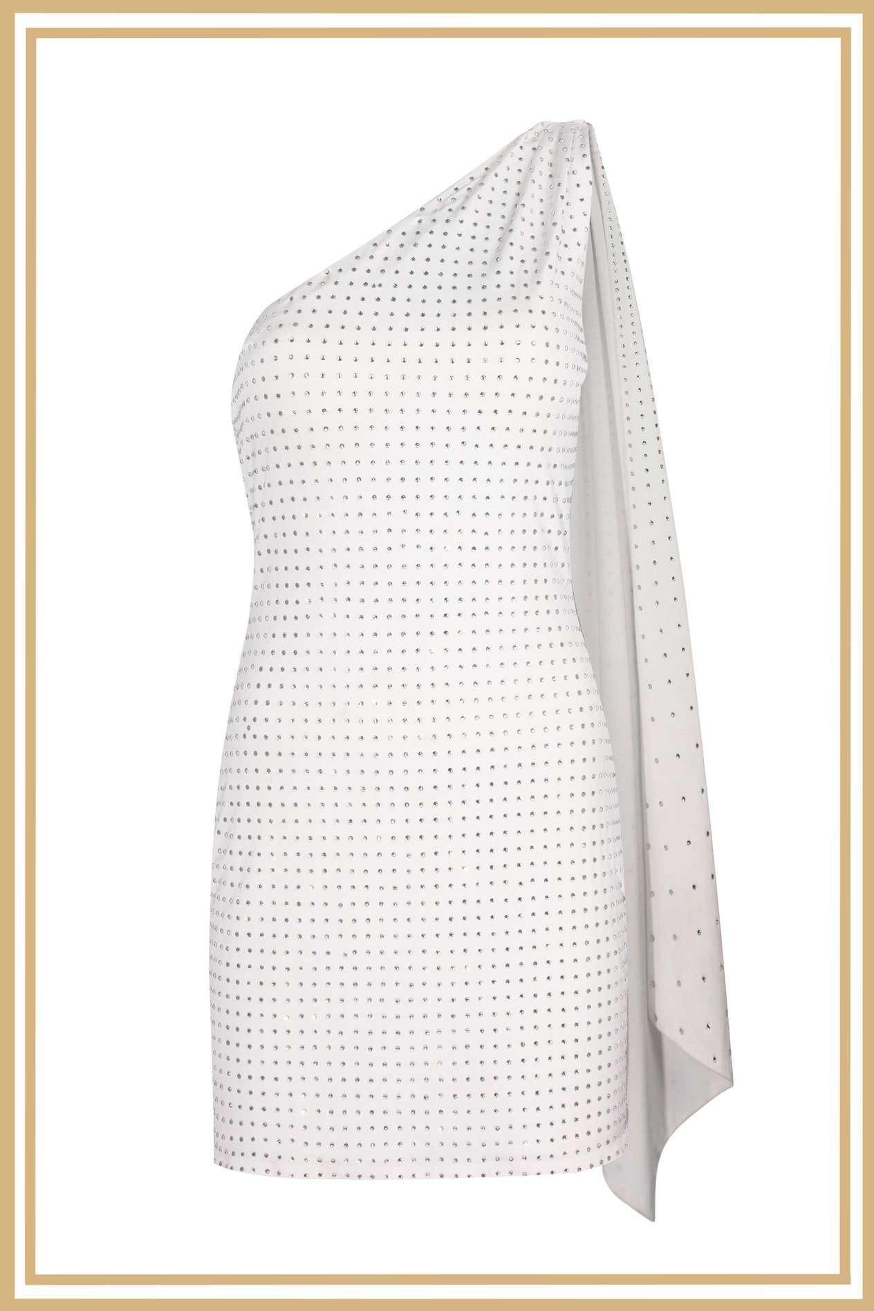 40009-6CARMENCarmen Limited Edition | LEXİ Beyaz Mini Elbise