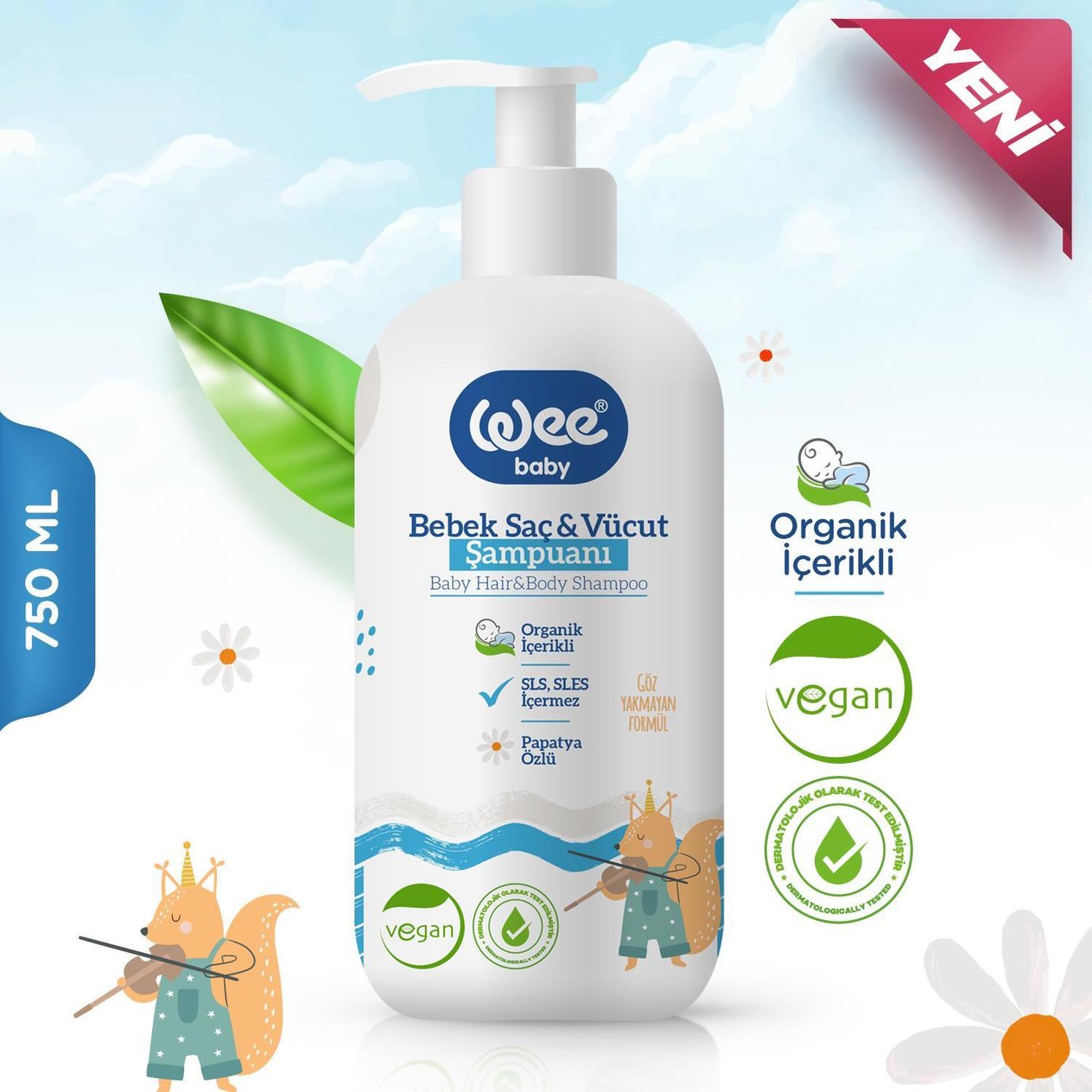 Wee Baby Şamp750ML&Kulak Çubuğu BULK