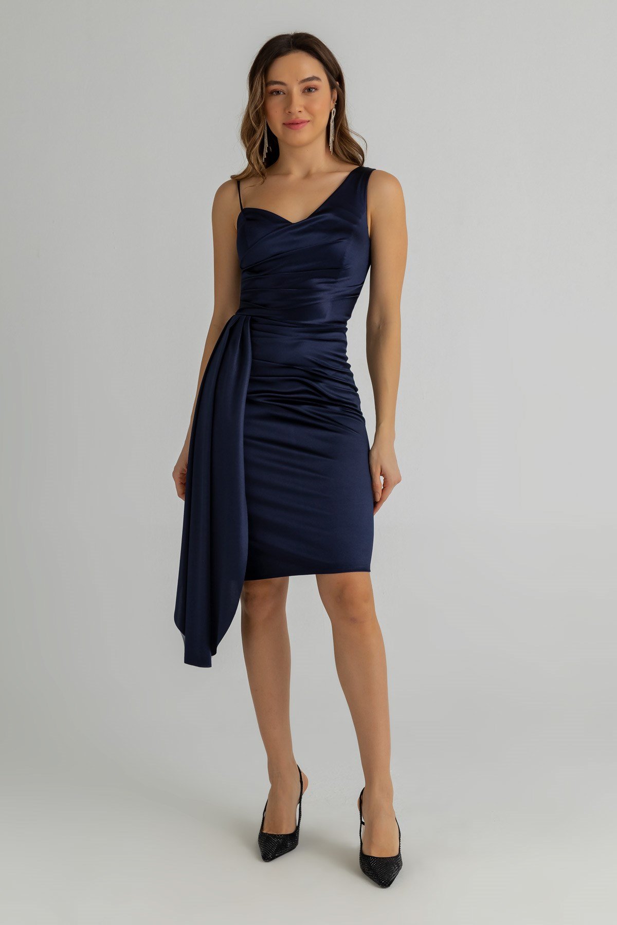 Bleu marine Robes de Soirée