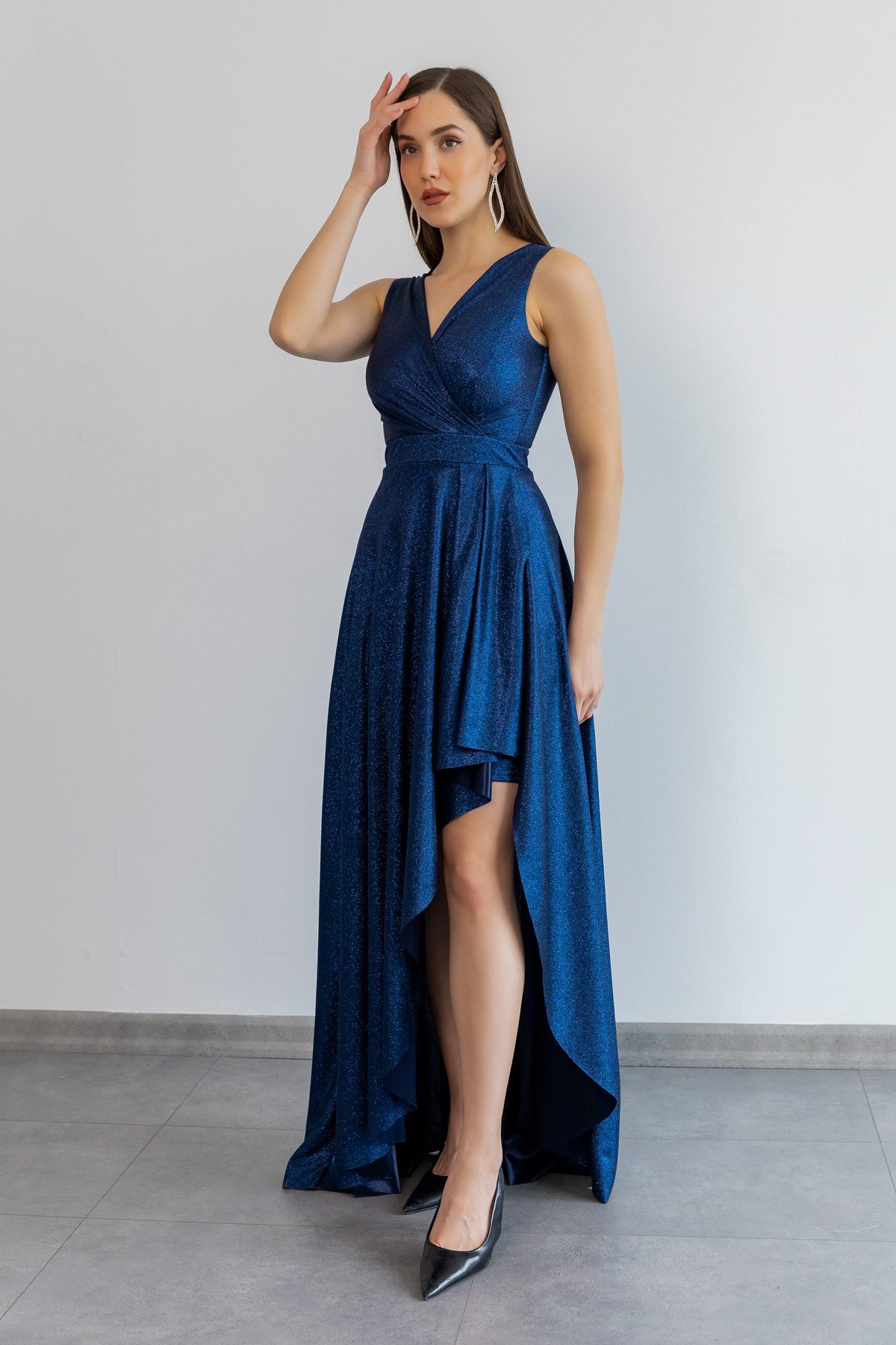 Bleu marine Robes de Soirée