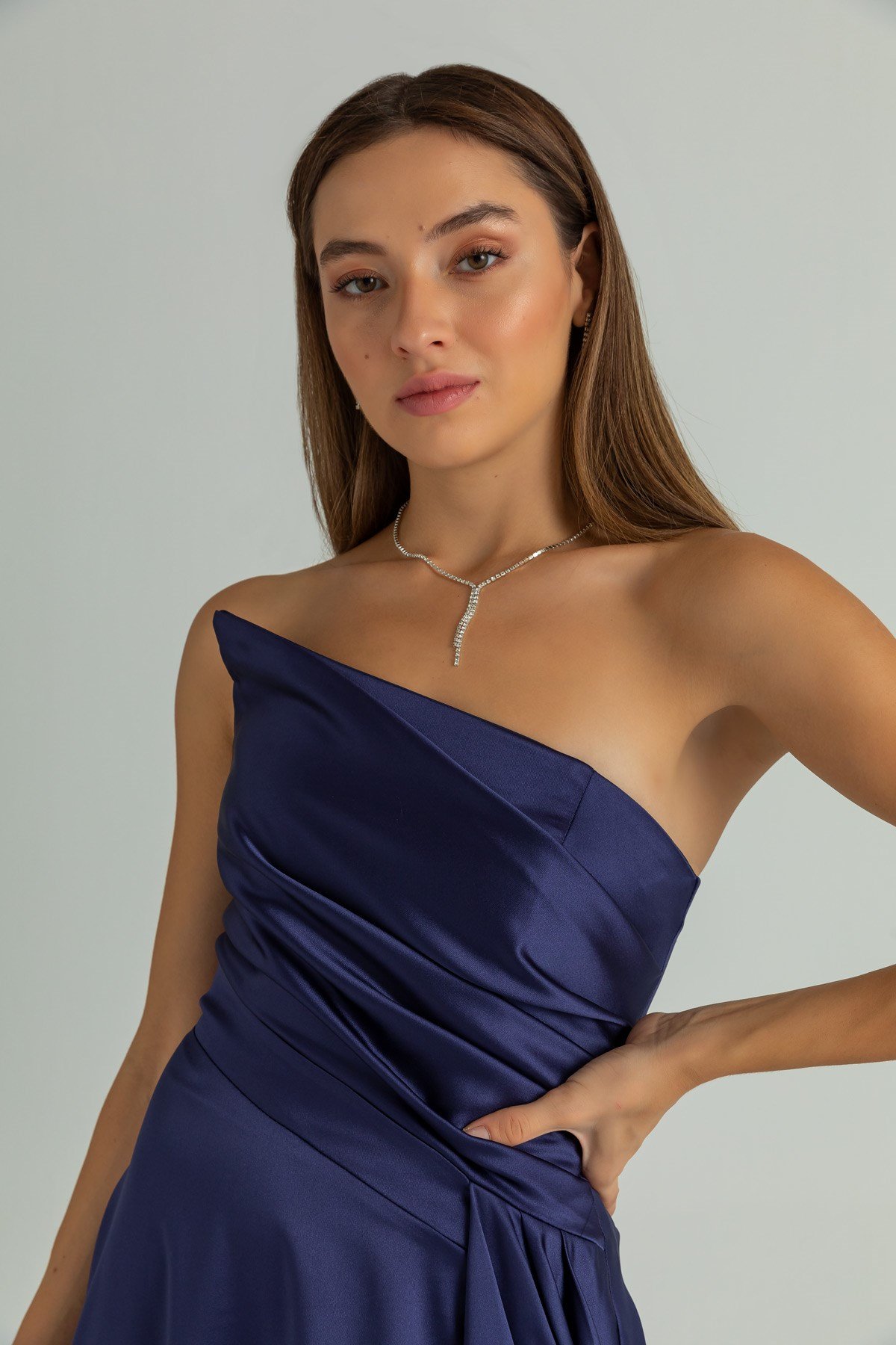 Bleu marine Robes de Soirée
