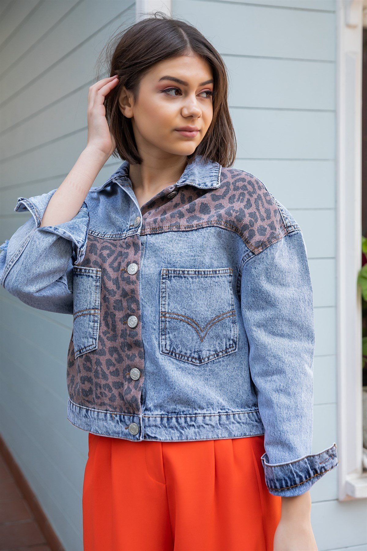 Bleu Vestes en Jeans