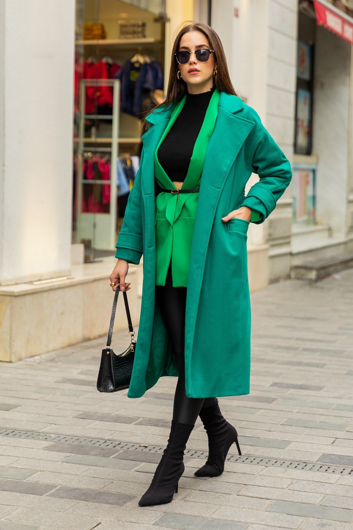 Vert Manteaux et Vestes