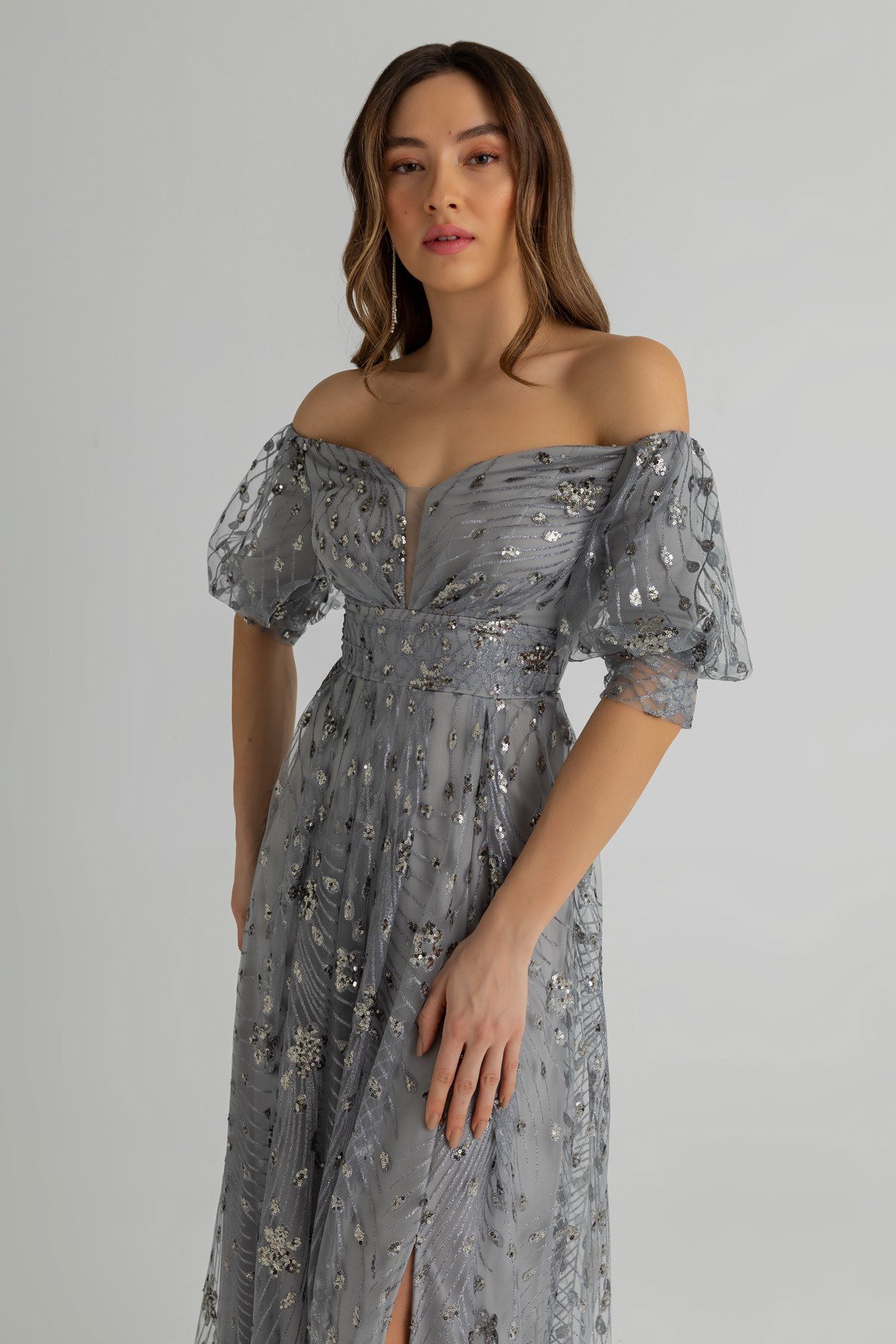 Gris Robes de Soirée