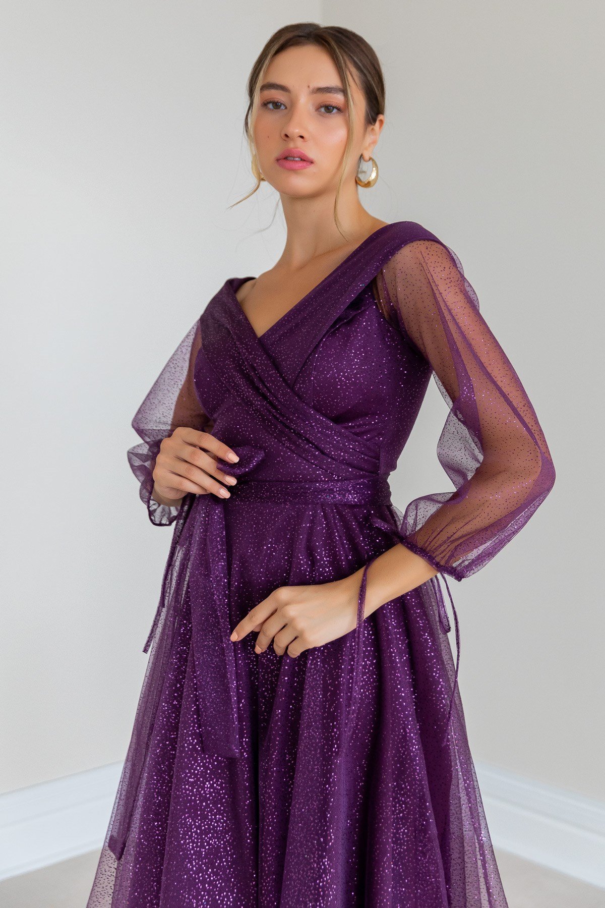 Violet Robes de Soirée