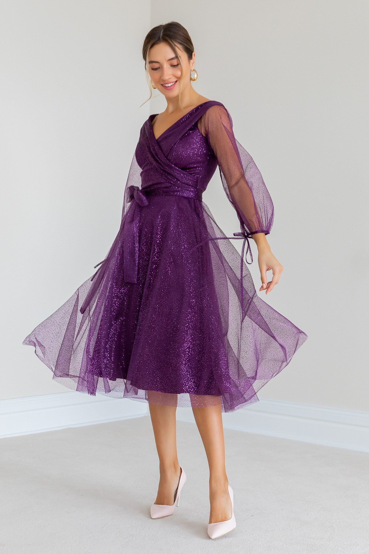 Violet Robes de Soirée