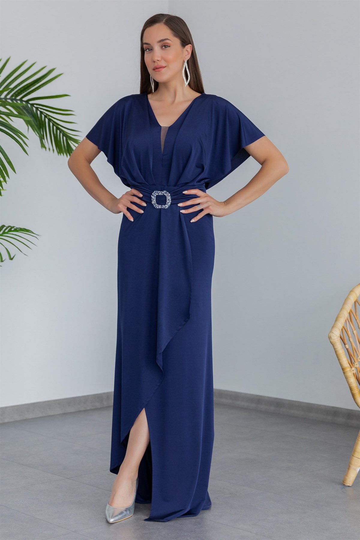Bleu marine Robes de Soirée