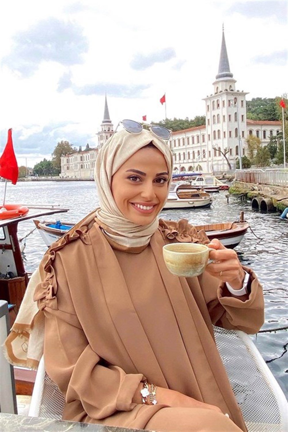 Elegant Üçlü Takım Camel