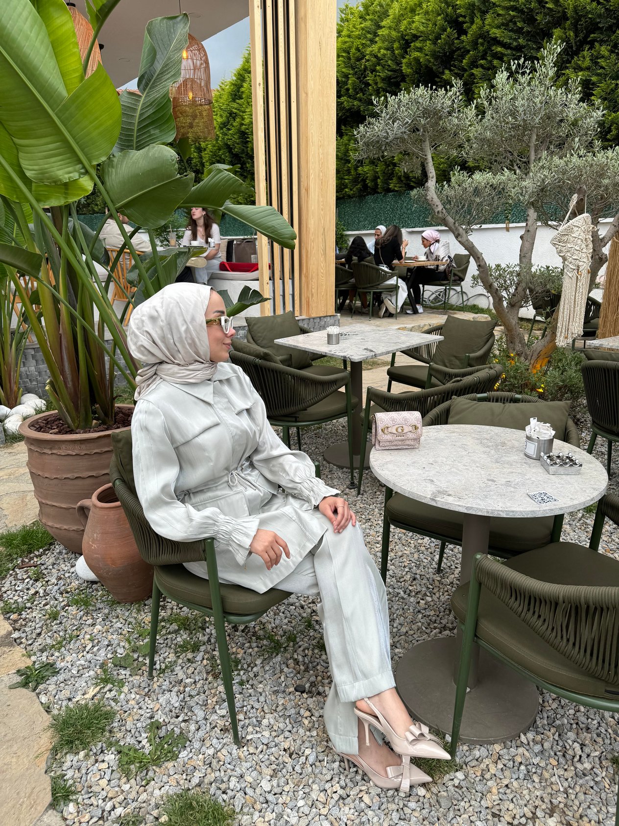 NOIRRE DESİGNTakımLilibeth Shine Takım Çağla Yeşil 