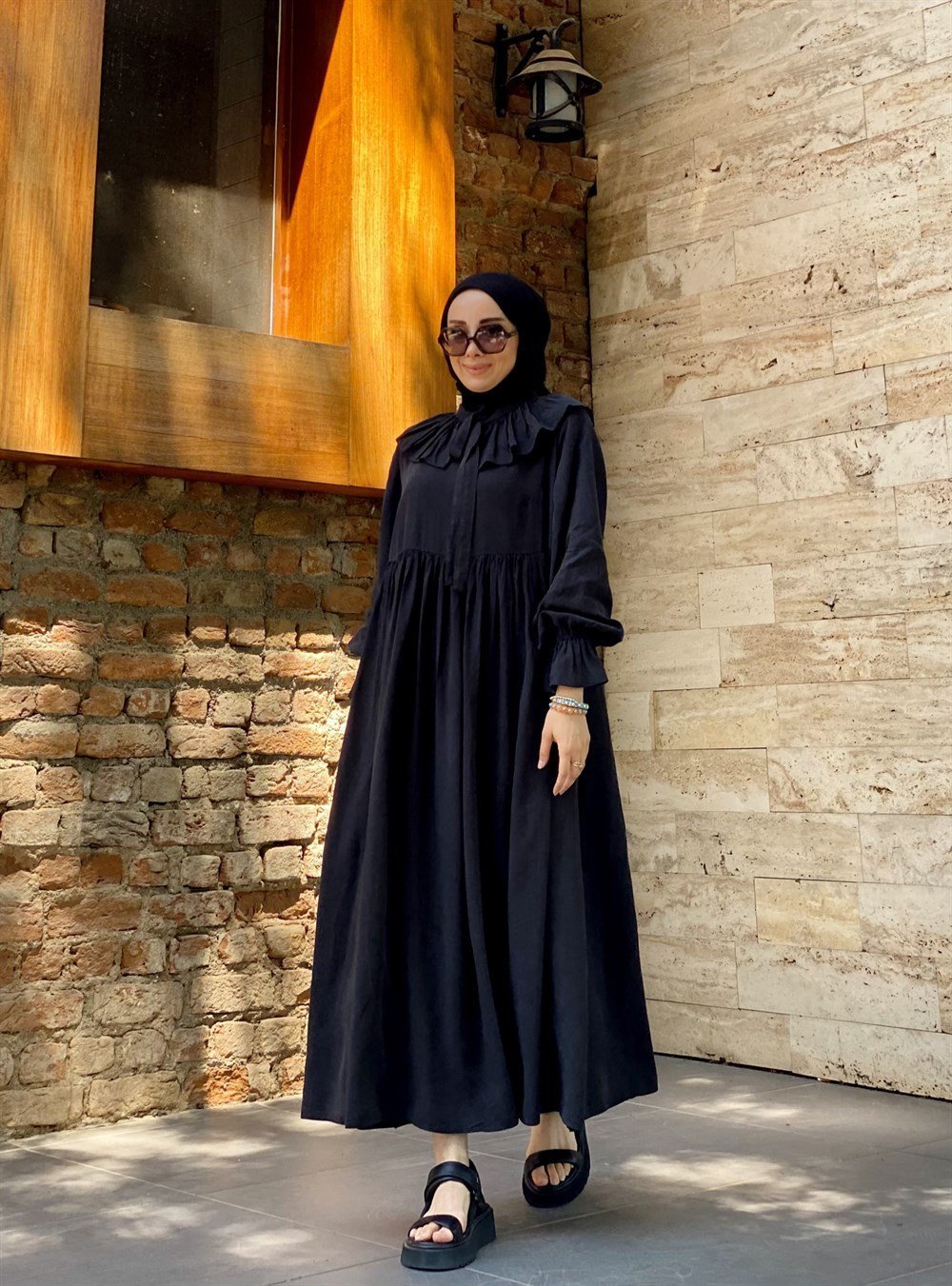 Seyma CandanoğluElbiseRoyal Keten Elbise-Antrasit