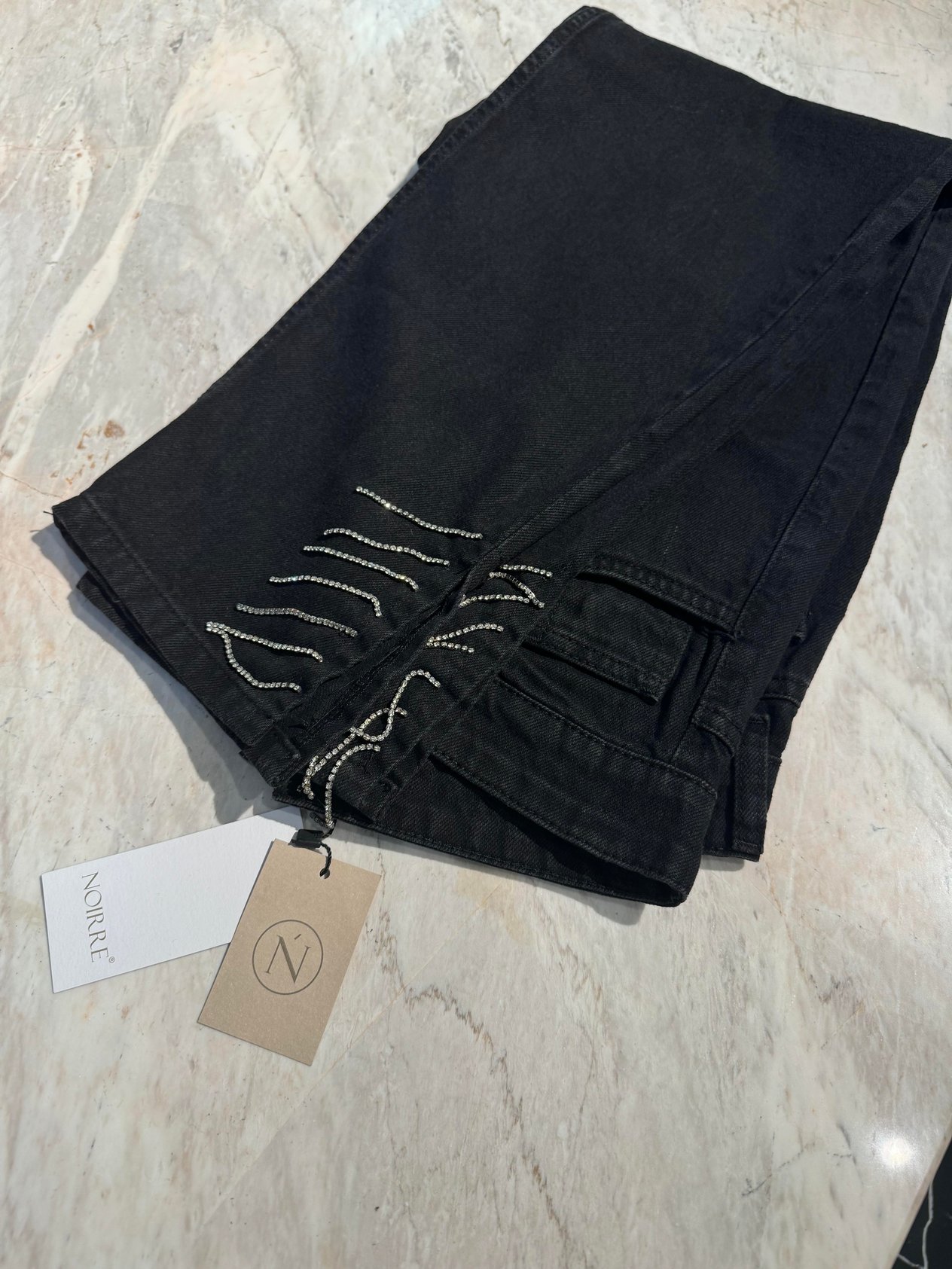 NOIRRE DESİGNPantolonTaşlı pantolon siyah 