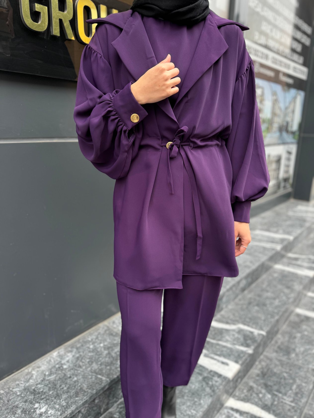 NOIRRE DESİGNOUTLETTrend Takım Mor 
