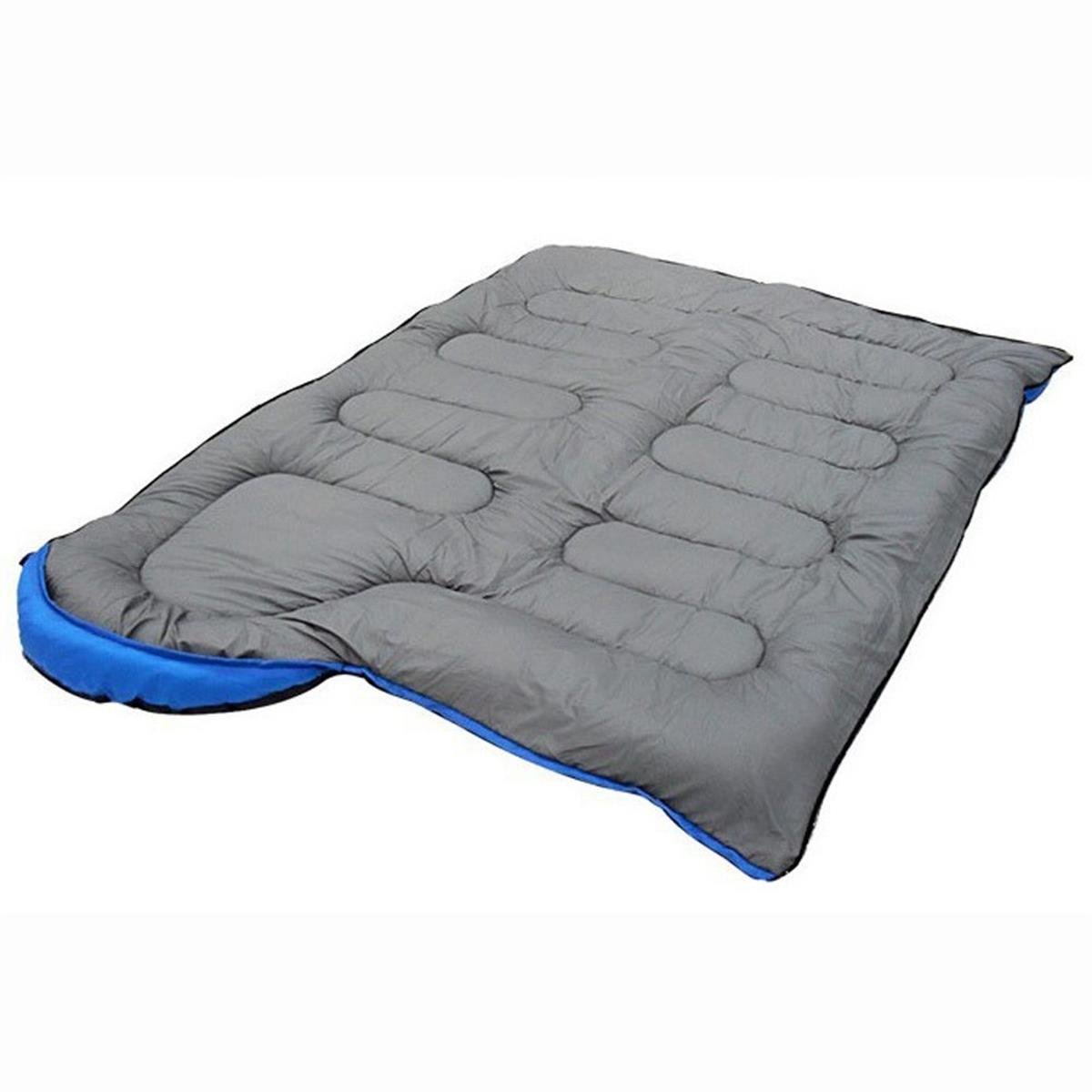 -5 Derece Uyku Tulumu 190 x 70 Cm Kamp Uyku Tulumu 1200 Gr Mavi
